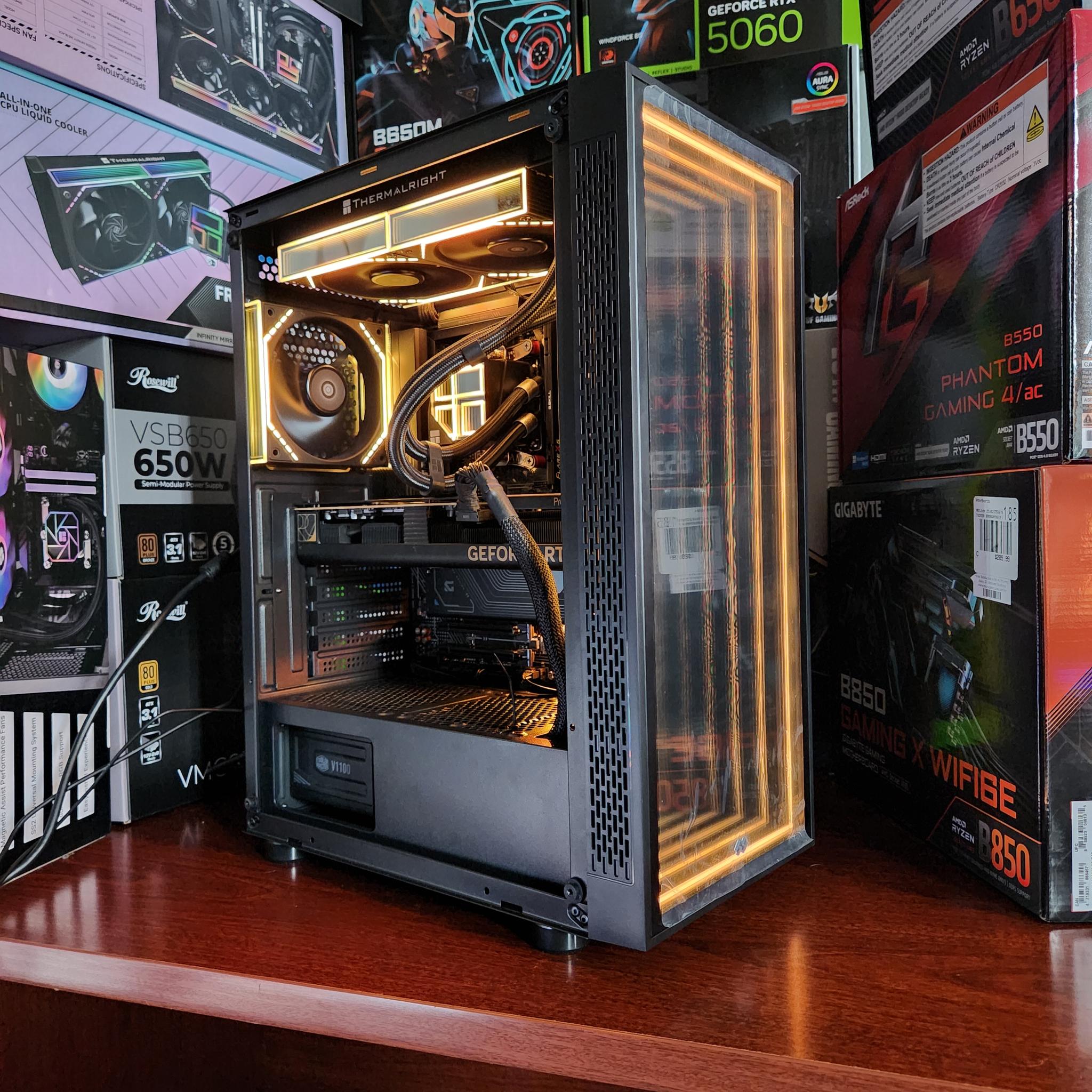 ✨AURUM✨ RTX 4070 TI SUPER 16GB | RYZEN 7 7800X3D | 32GB DDR5 6000MTs | 2 TB NVME | 1100W | WIFI & BT