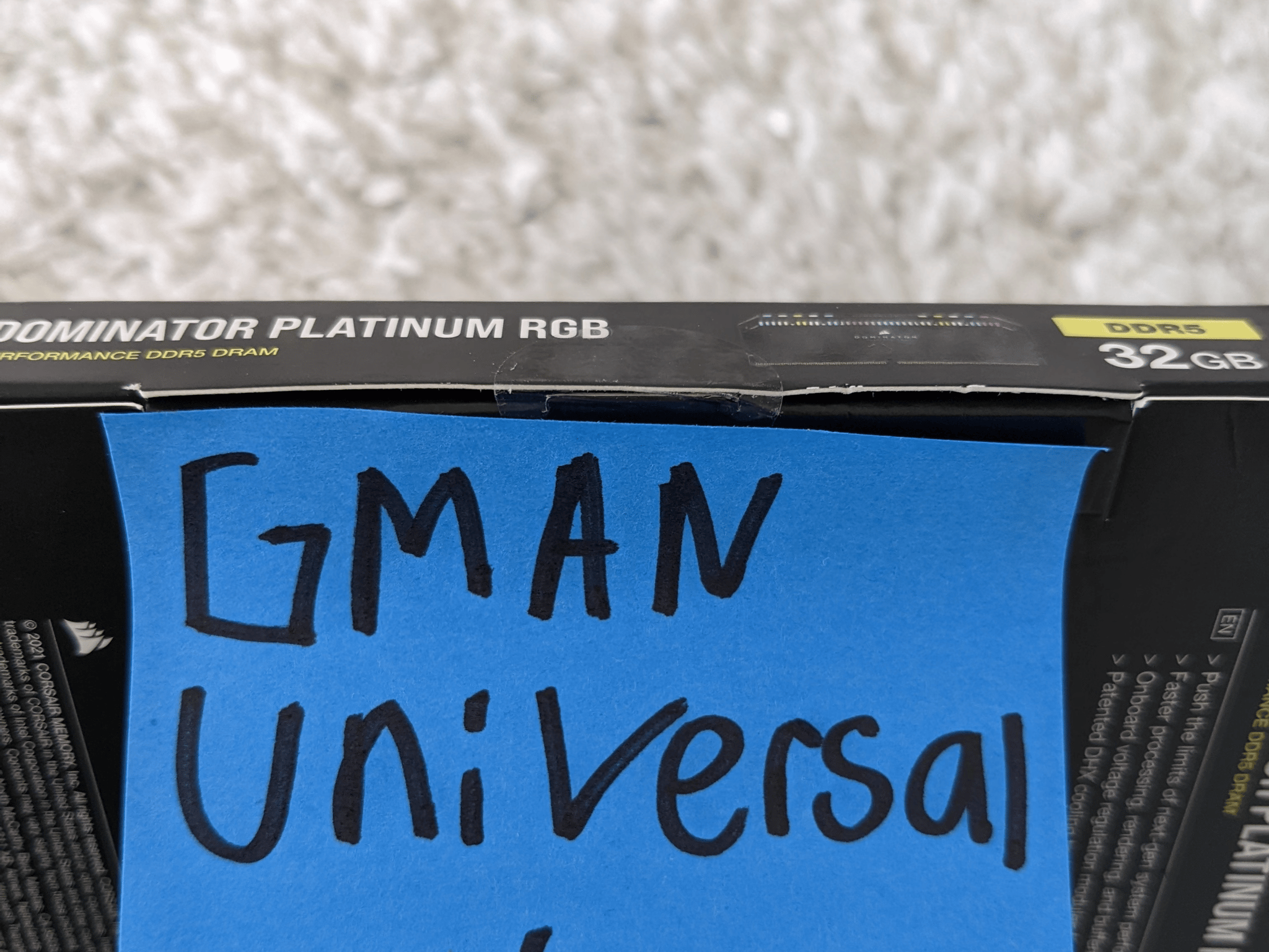 Corsair Dominators DDR5 2X16GB 5600MHZ CL40
