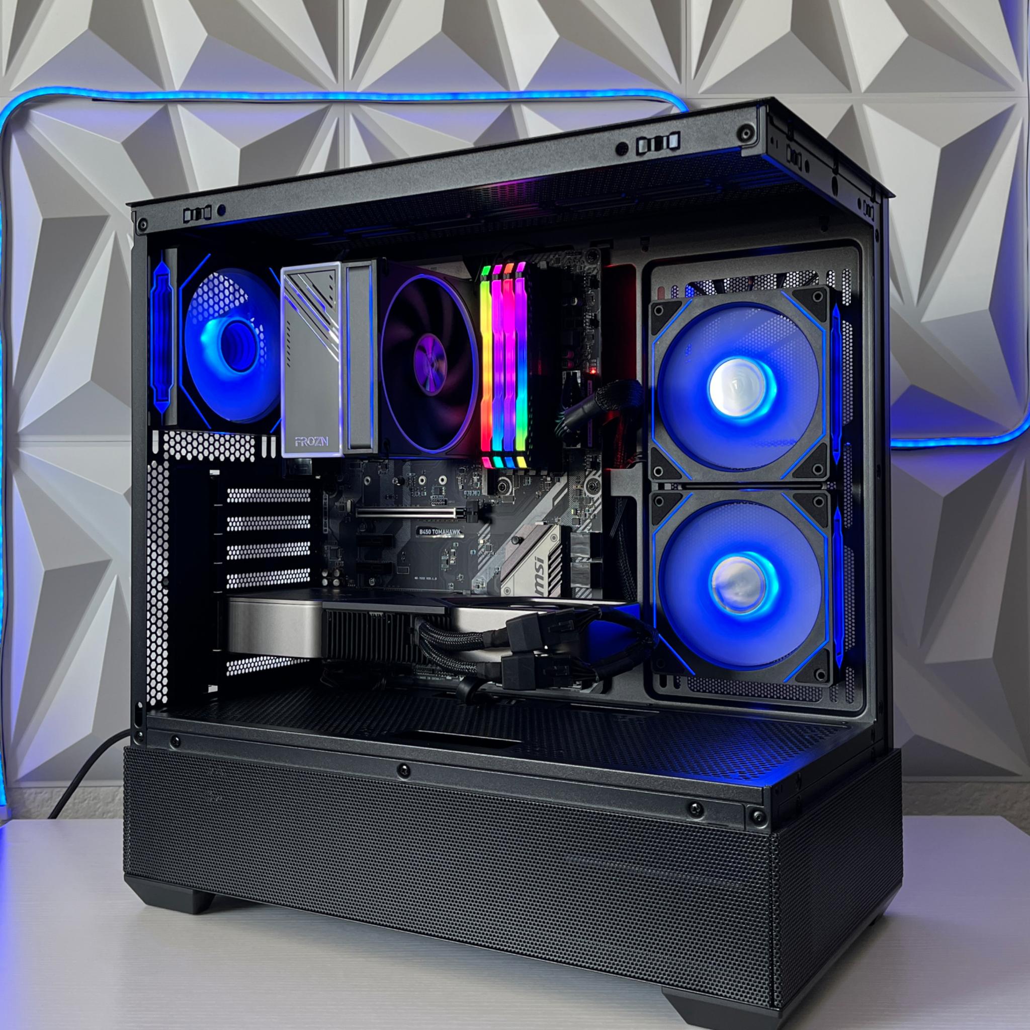 RTX 3080 10GB, Ryzen 7 5700G, 32GB RAM | Black RGB Gaming Computer/PC