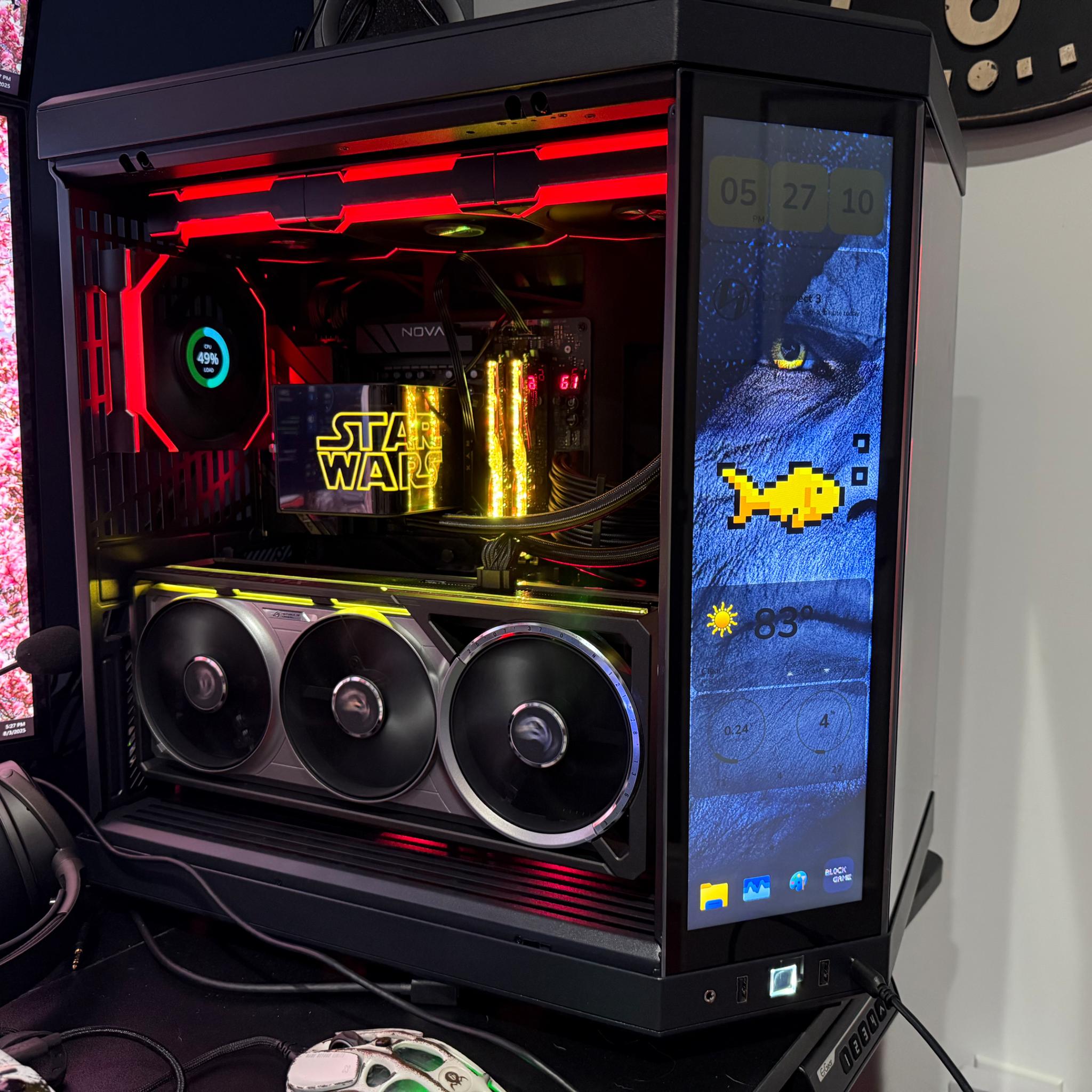 RTX 5080 with Ryzen 9 9950X3D