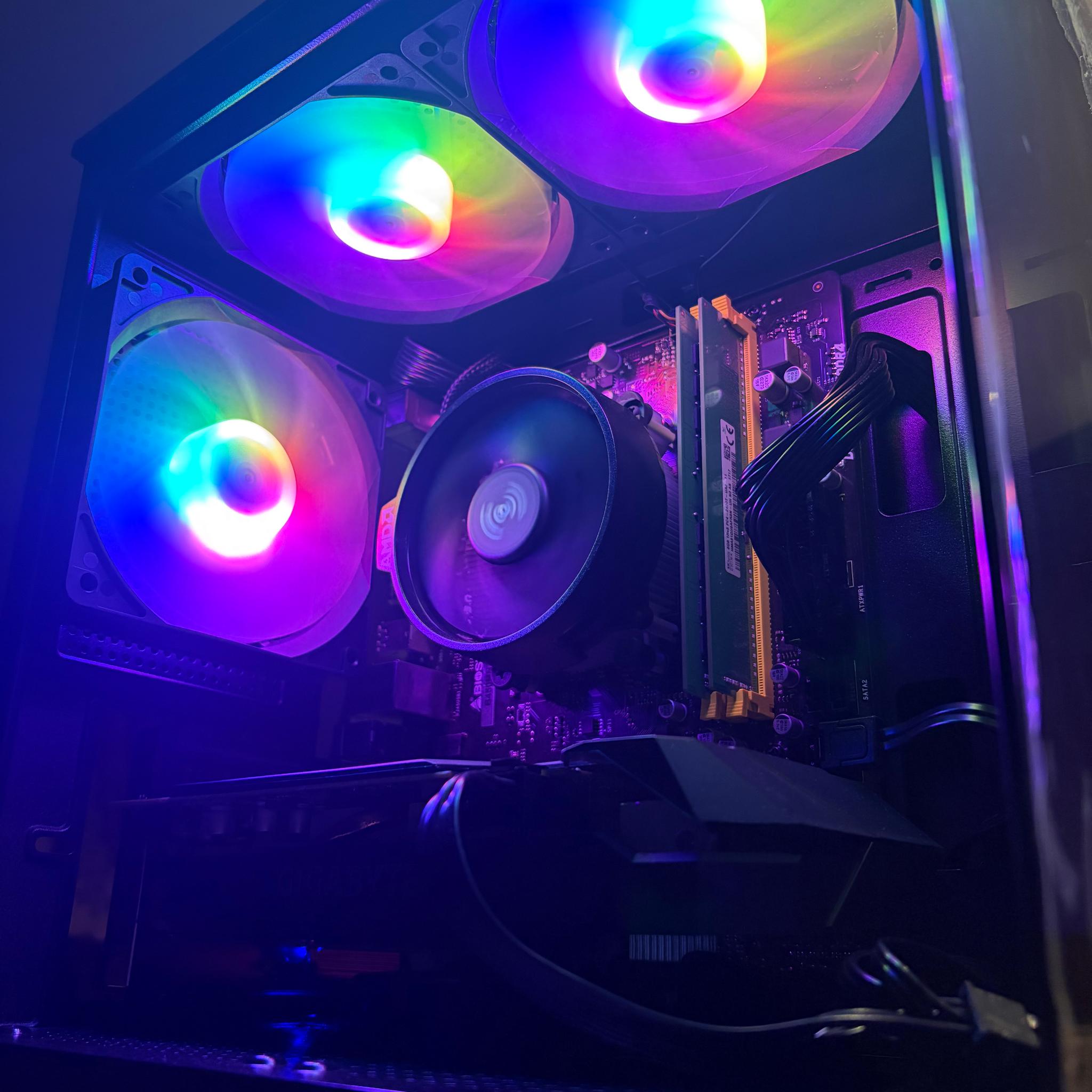 Black Gaming PC | GTX 1660 SUPER | RYZEN 5 3600 | 16GB RAM | 500GB SATA SSD