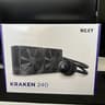 NZXT Kraken 240 2x120mm AiO Liquid CPU Cooler - Matte Black