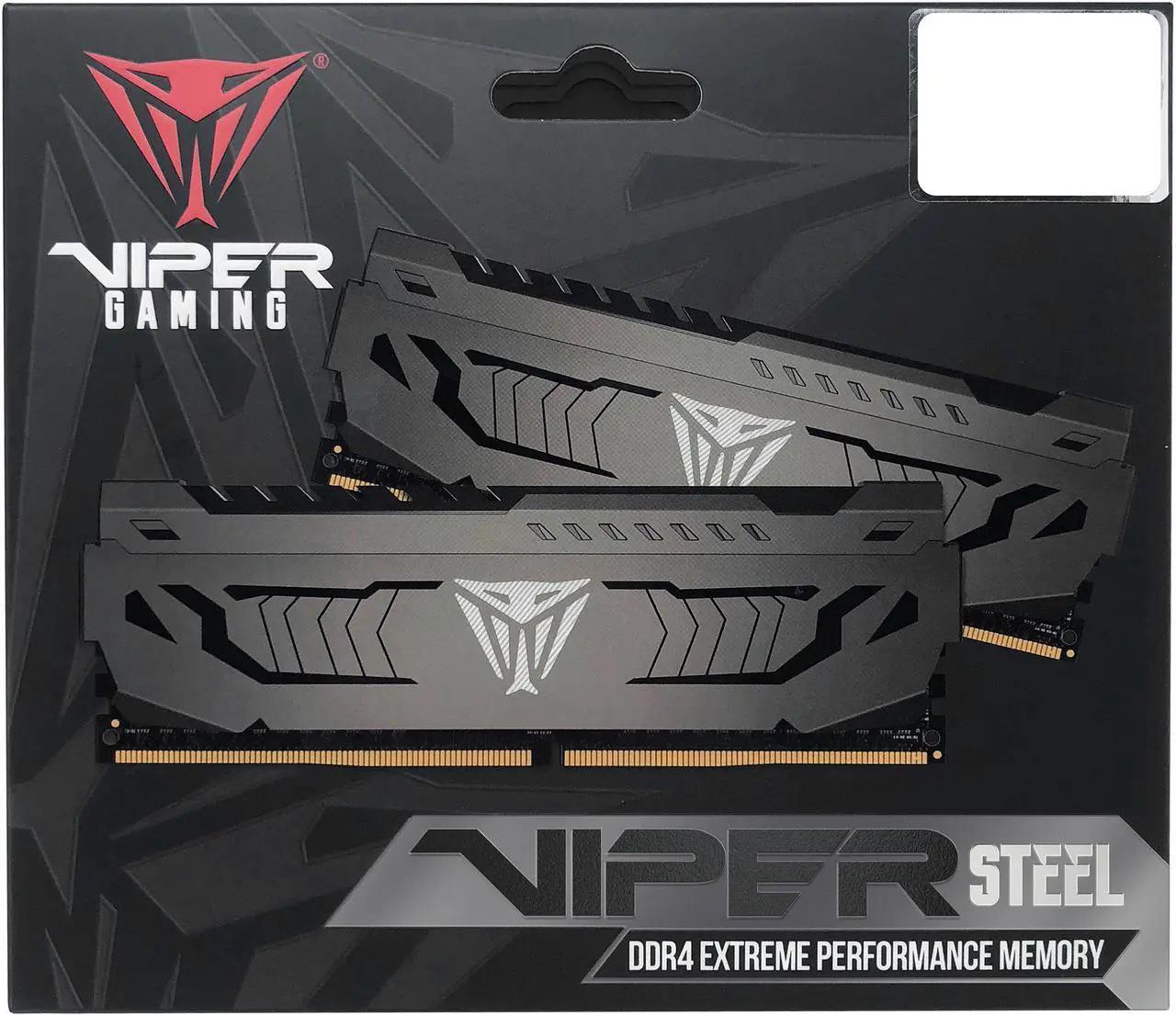 Patriot Viper Steel 32GB (2 x 16GB) 288-Pin PC RAM DDR4 3200 CL16 Desktop Memory