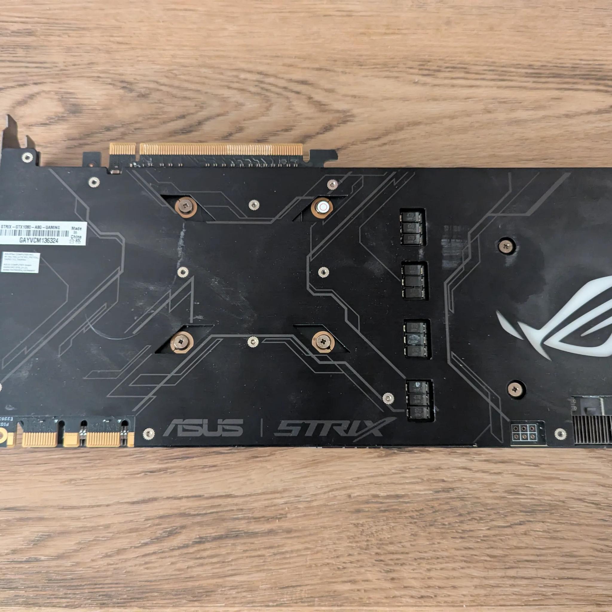 ASUS ROG Strix GTX 1080 8GB GDDR5X GPU Graphics Card