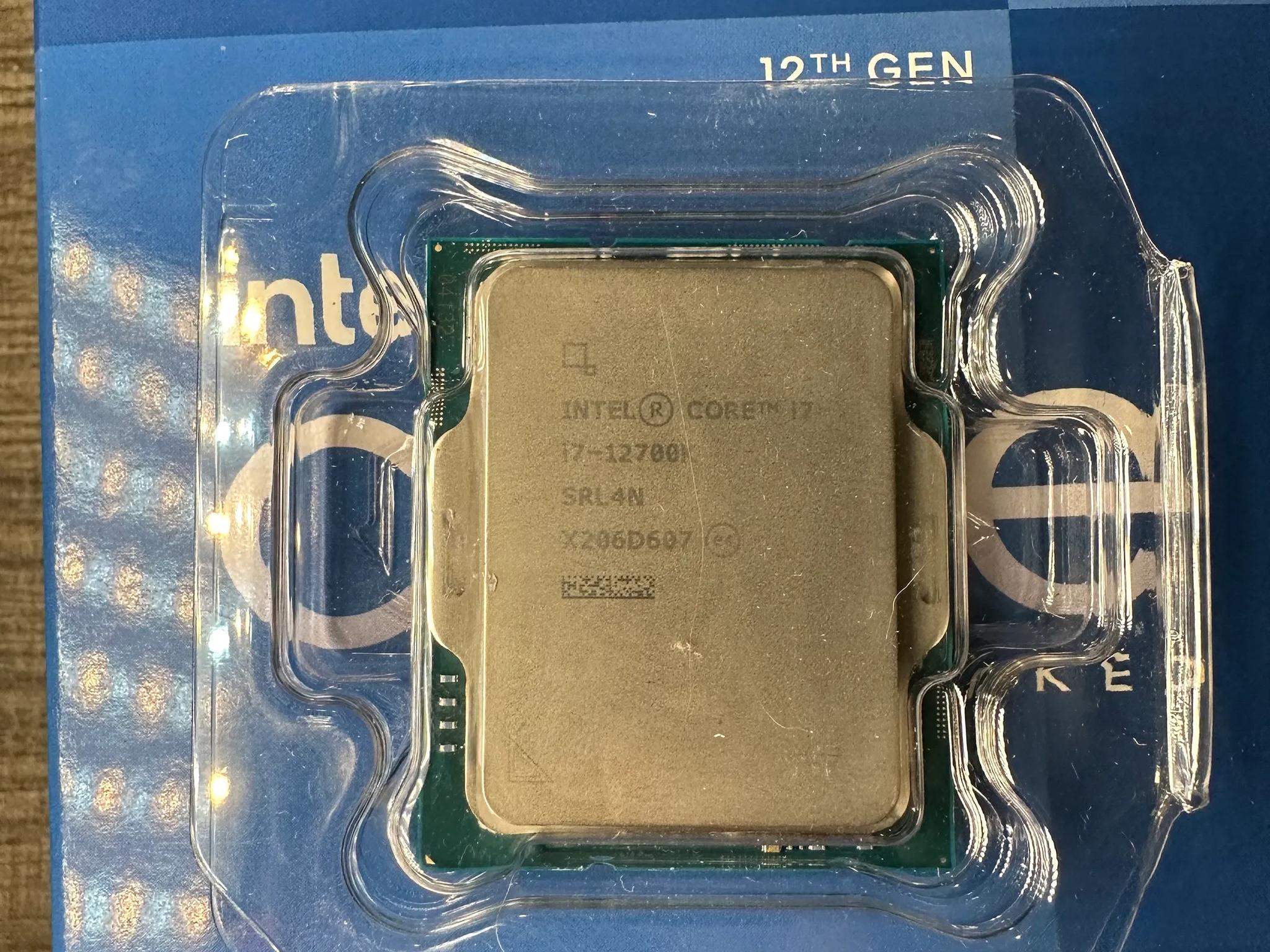 Intel i7 12700k