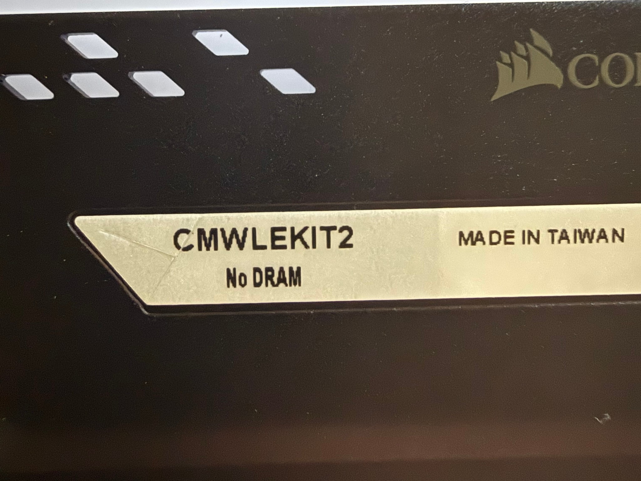 Corsair Vengeance DDR4 RGB Dummy sticks