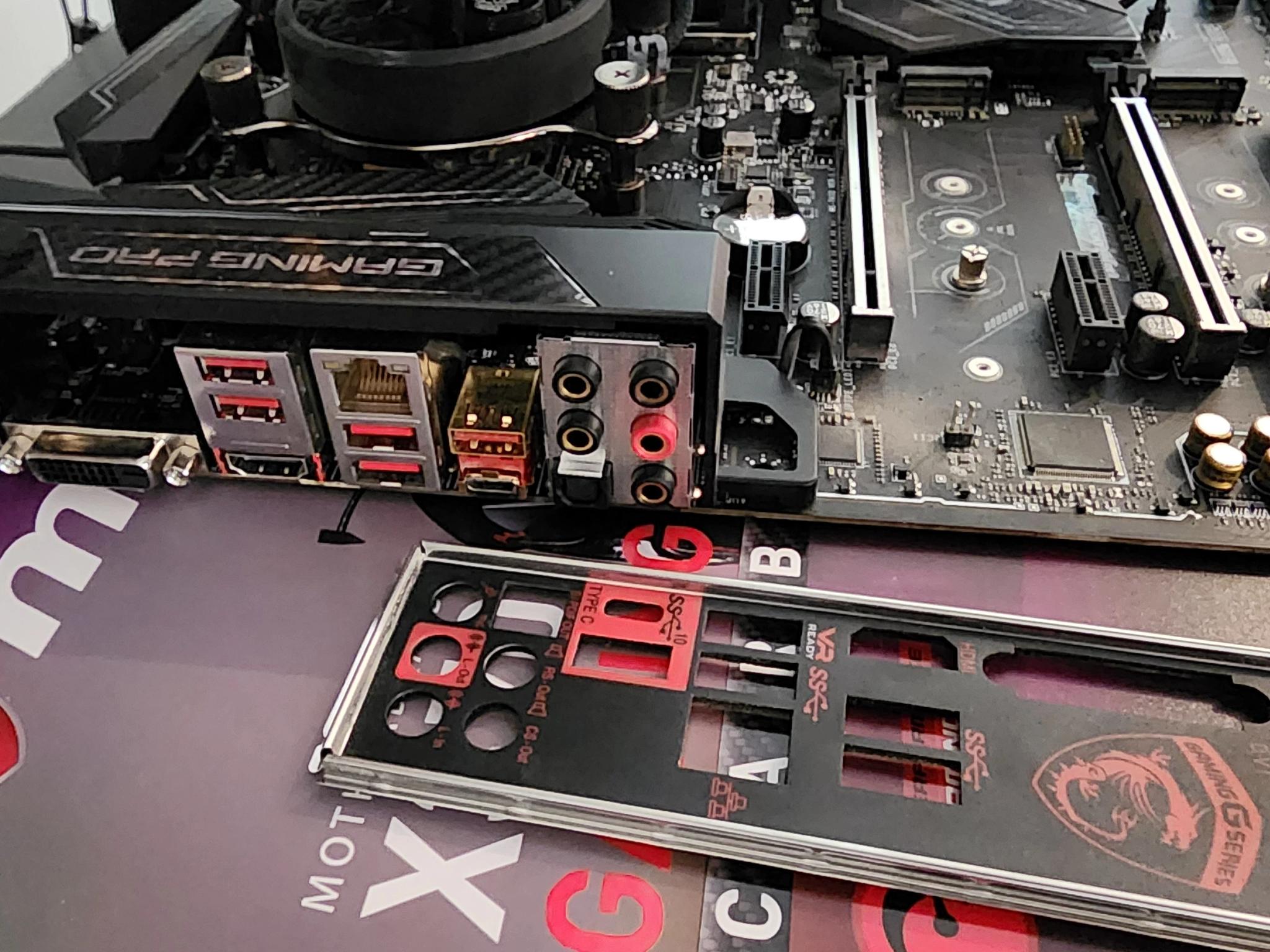 MSI x370 Gaming Pro Carbon With CPU and CPU AIO