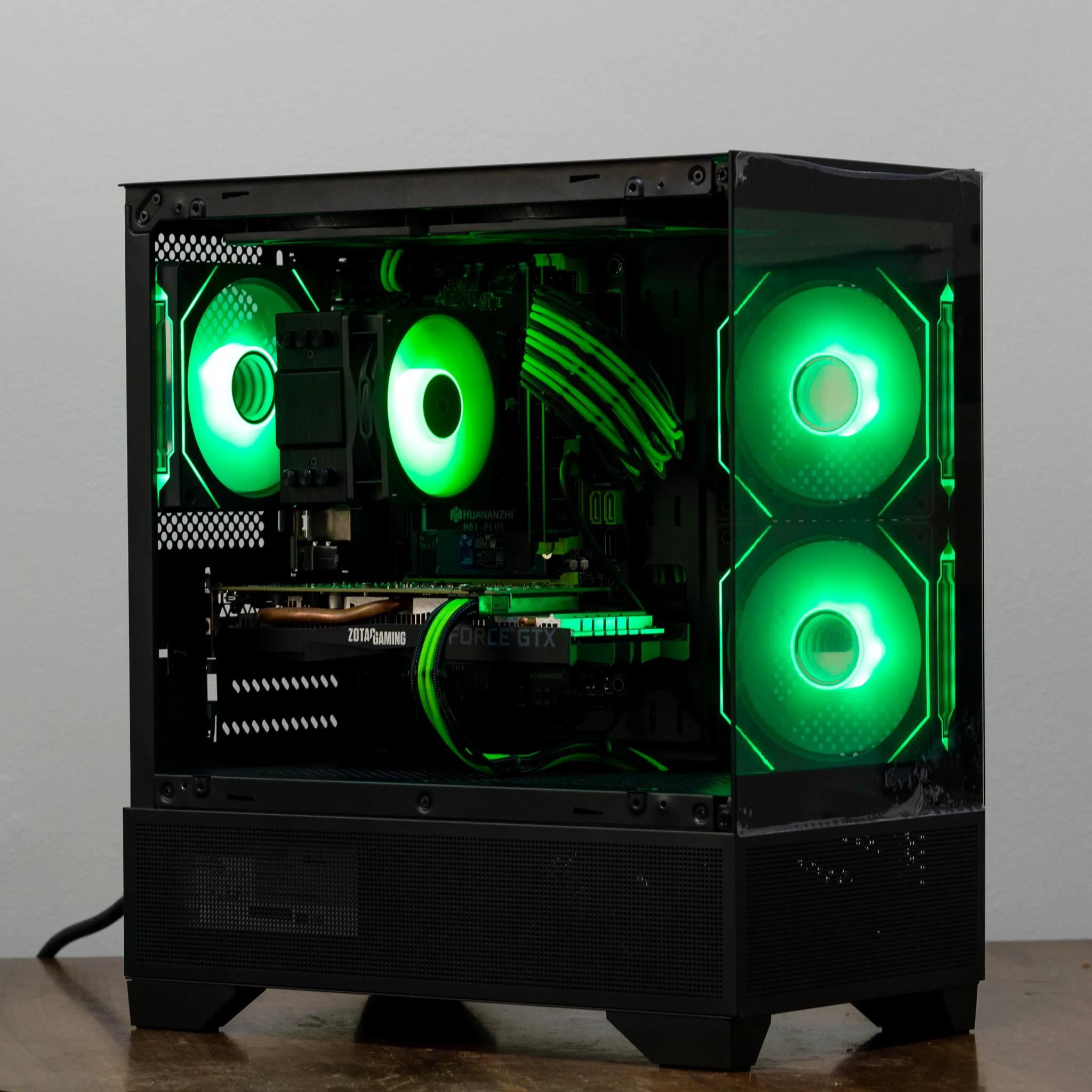 🟩Poison🟩 Intel i7| NVIDIA GTX1660| 16GB RAM| 512GB M.2 SSD| RGB| WiFi| Budget 1080p Gaming PC