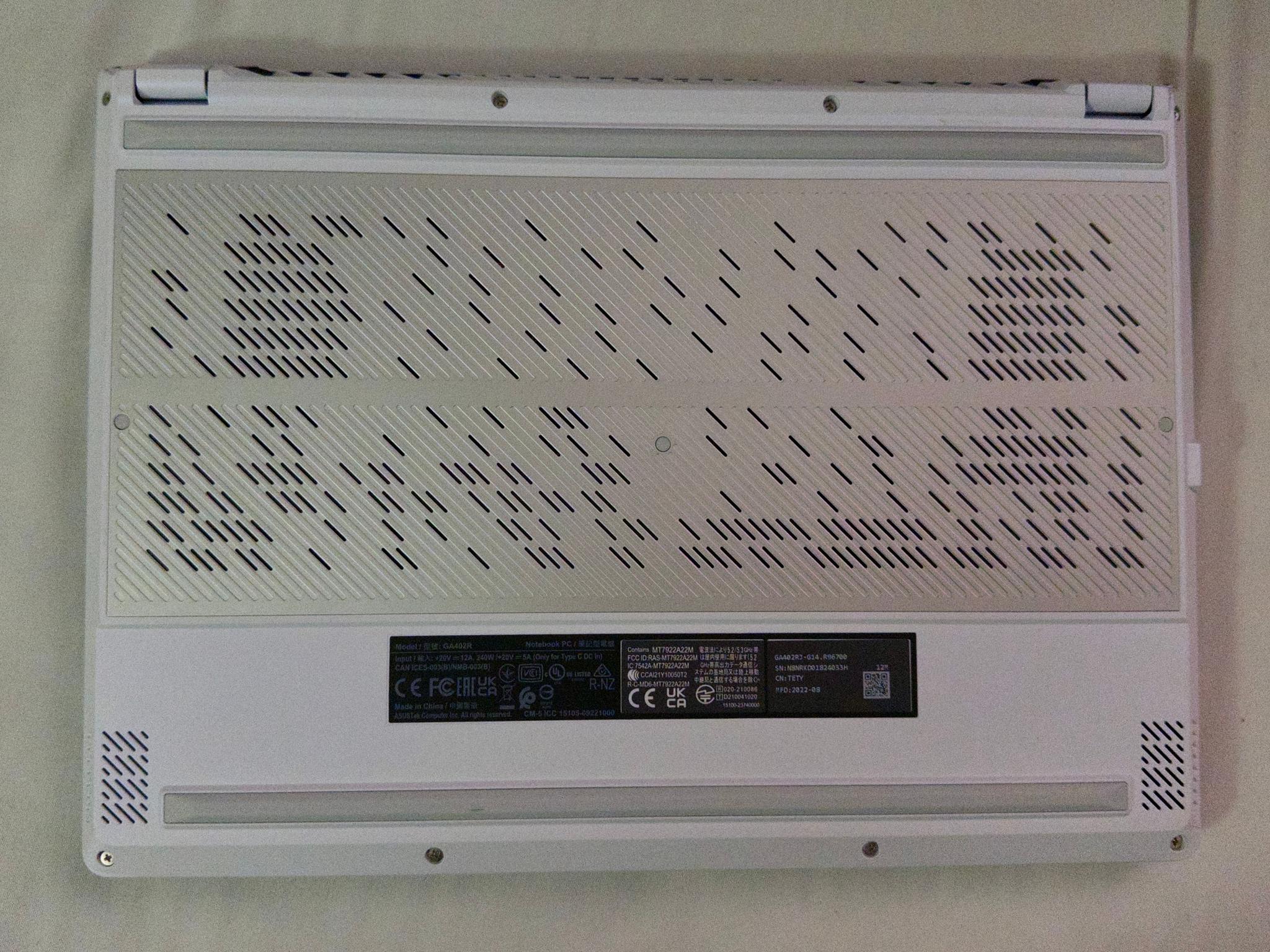 ASUS ROG Zephyrus G14 14" Gaming Laptop, Ryzen 9 6900HS, RX 6700S, 16GB RAM, 1TB SSD, White, (2022)