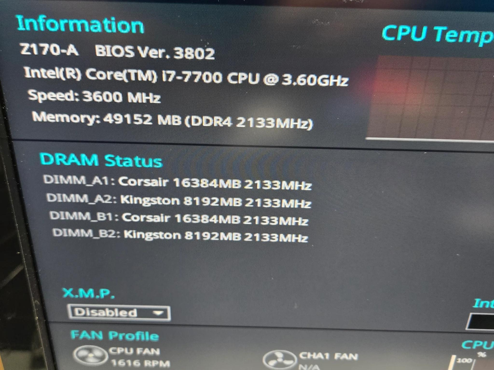 i7-7700 & Z170 Motherboard