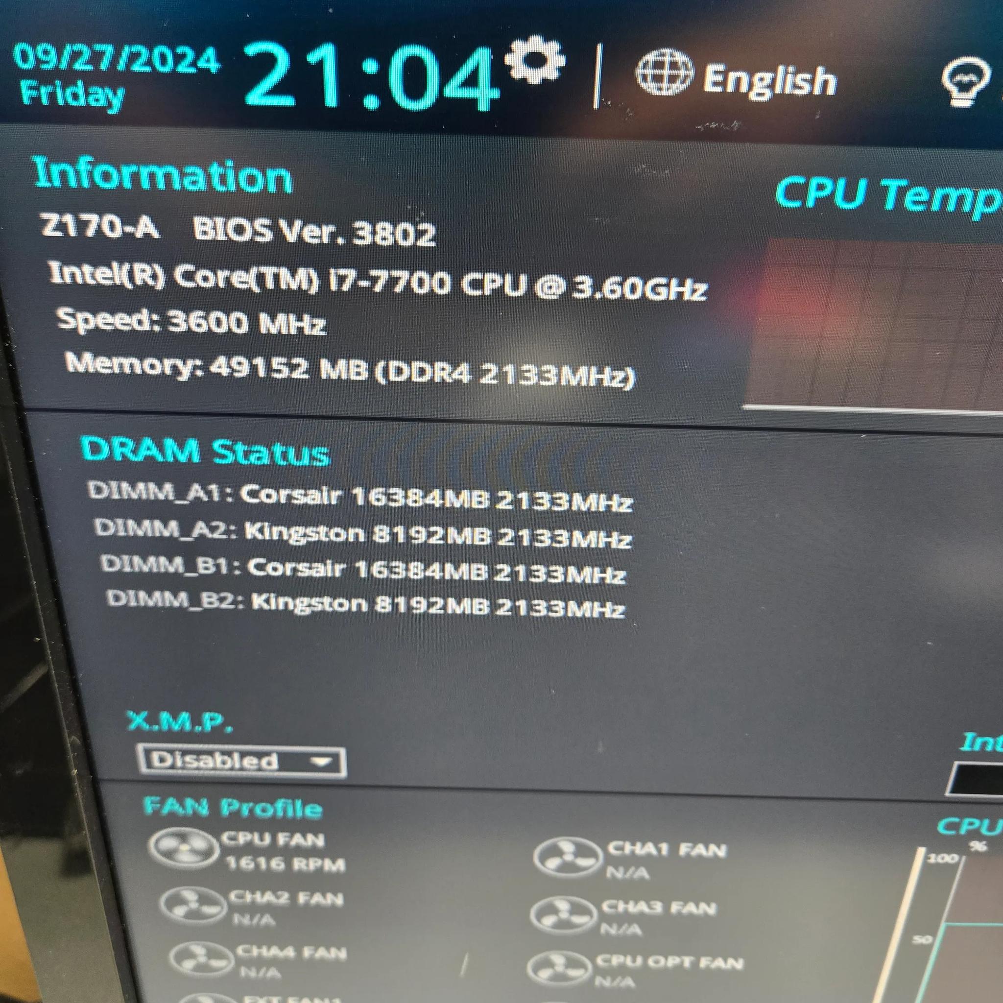 i7-7700 & Z170 Motherboard
