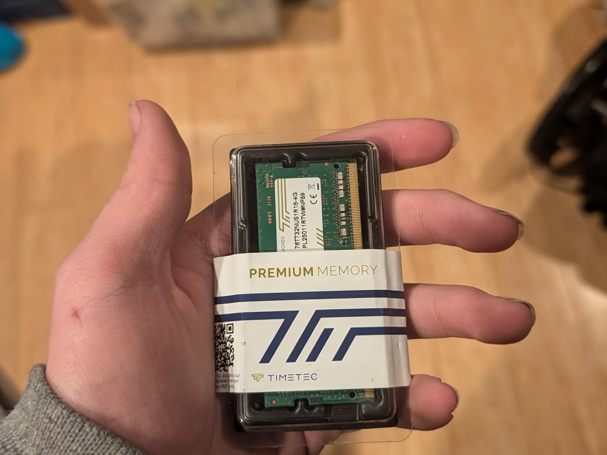 4GB 3200 MHz CL16 DDR4 sodimm