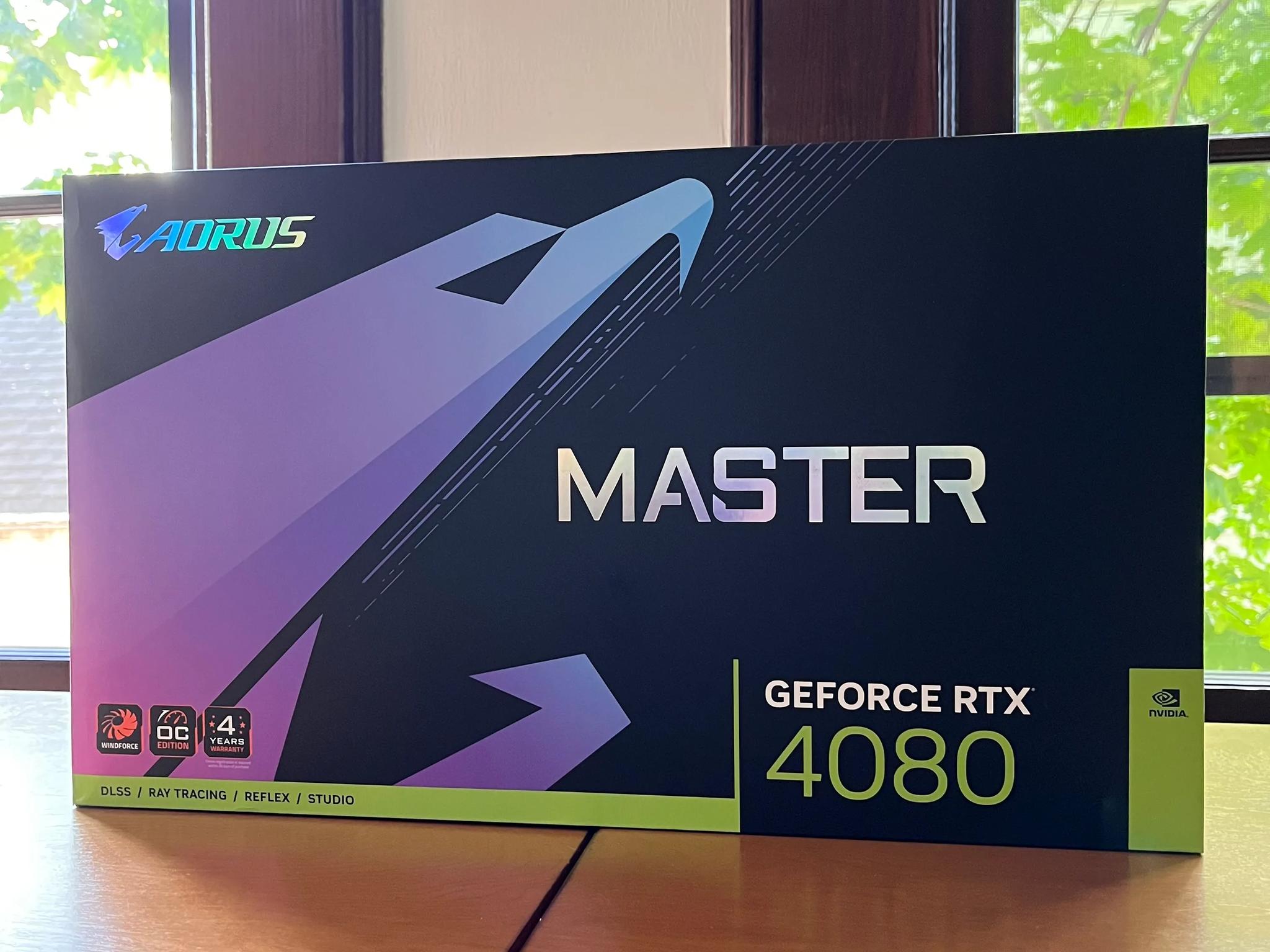 Gigabyte GeForce RTX 4080 Aorus Master 16GB Graphics Card -NEW OPEN BOX