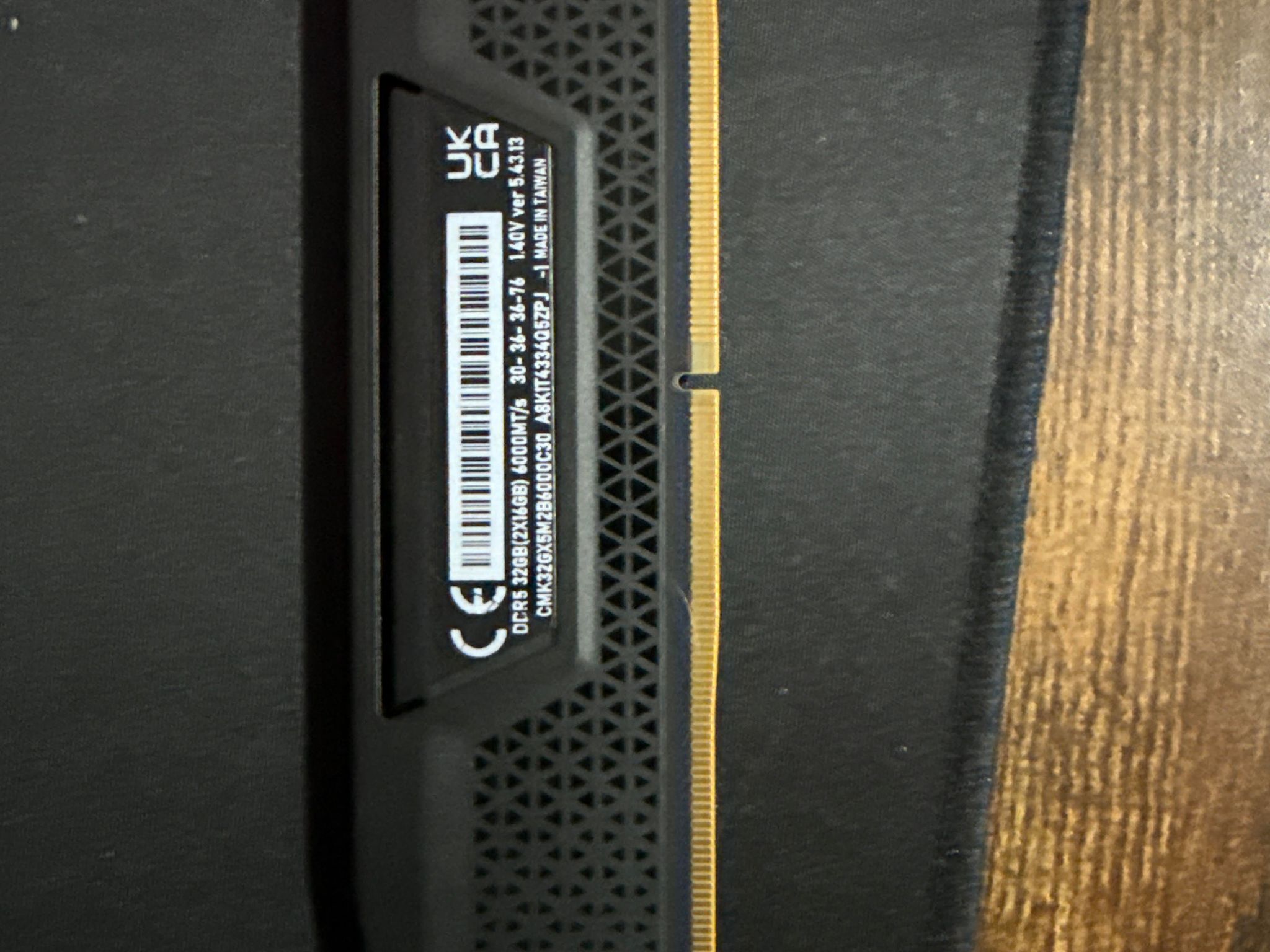 Corsair Vengeance 32GB DDR5-6600 (2x16GB)