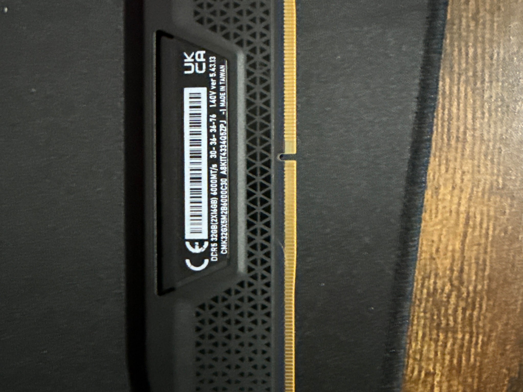 Corsair Vengeance 32GB DDR5-6600 (2x16GB)