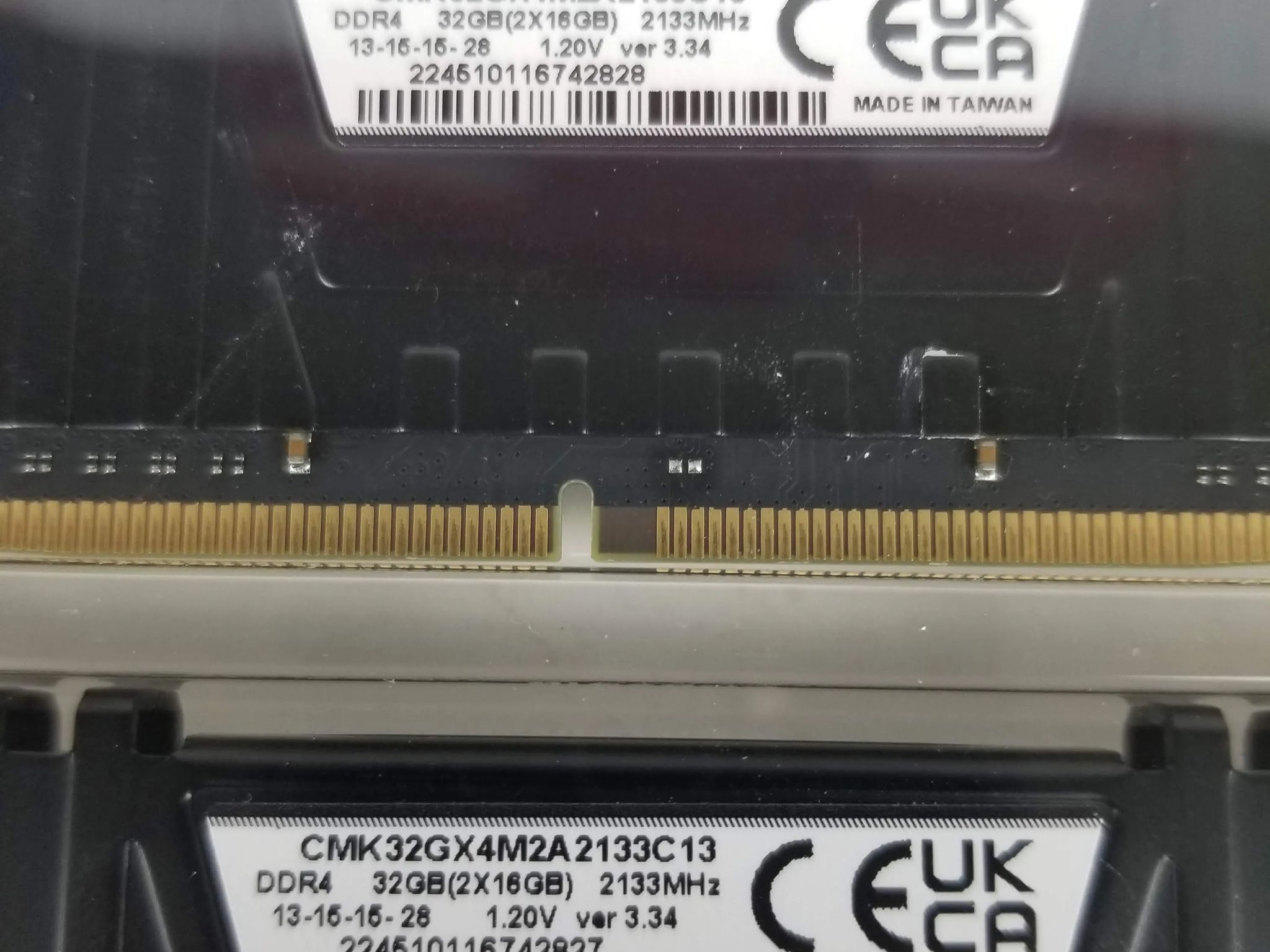 Corsair Vengence DDR4 2x16gb 32gb memory 2133mhz