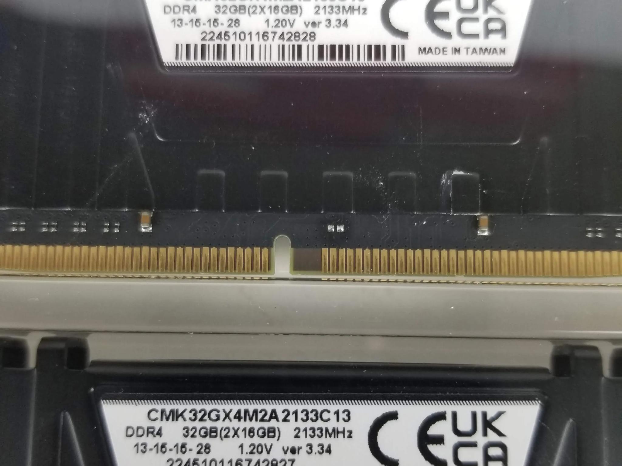 Corsair Vengence DDR4 2x16gb 32gb memory 2133mhz