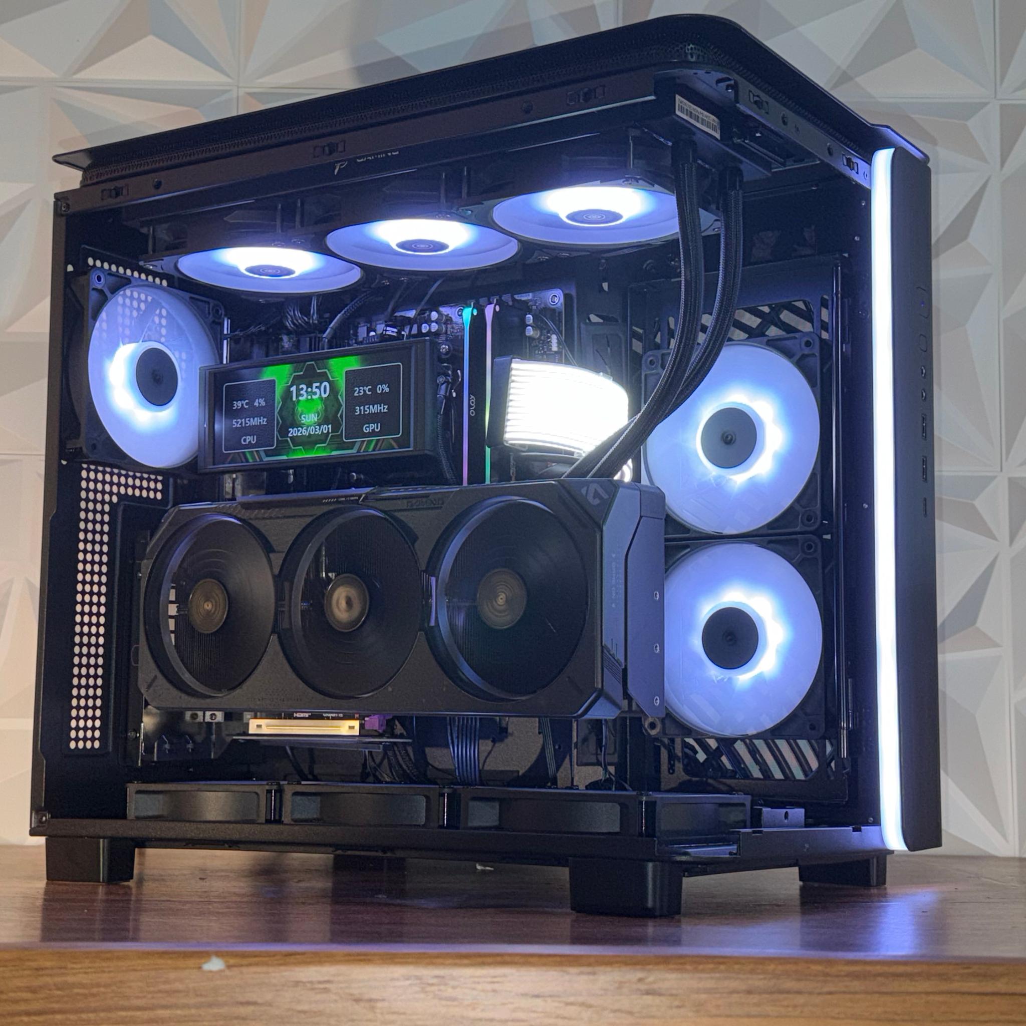 ⚡RTX 5070 TI | 9800x3d | 32gb DDR5 | 2tb NVMe SSD | Windows 11 | "Project Nebula 95"