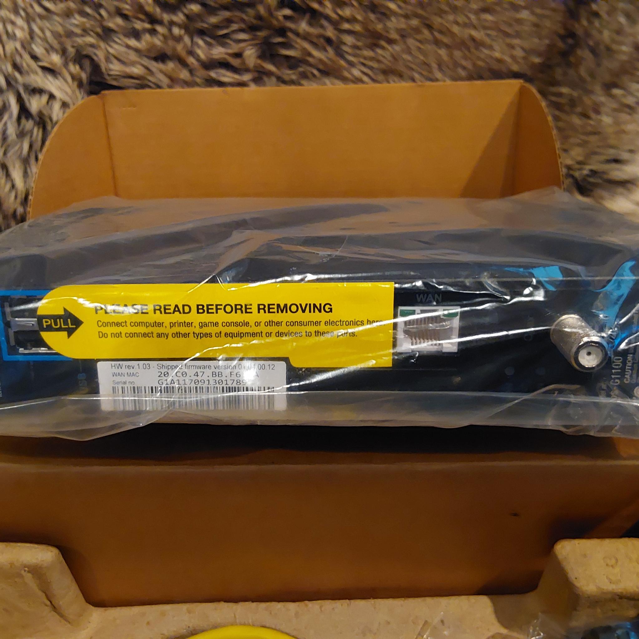 Verizon/Frontier FiOS G1100 Quantum Gateway AC1750 Wireless Dual Band Router-Modem