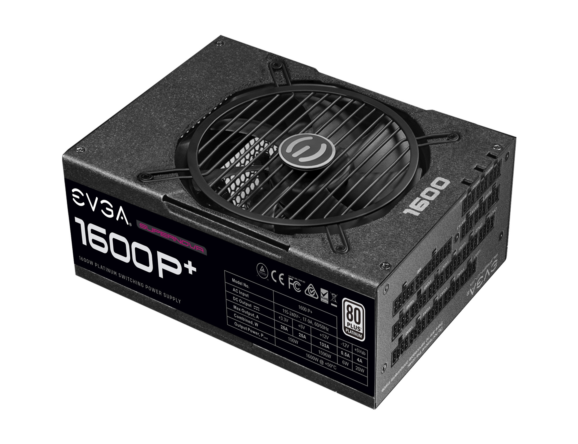 BNIB EVGA SuperNOVA 1600 P+, 80+ PLATINUM 1600W 220-PP-1600-X1