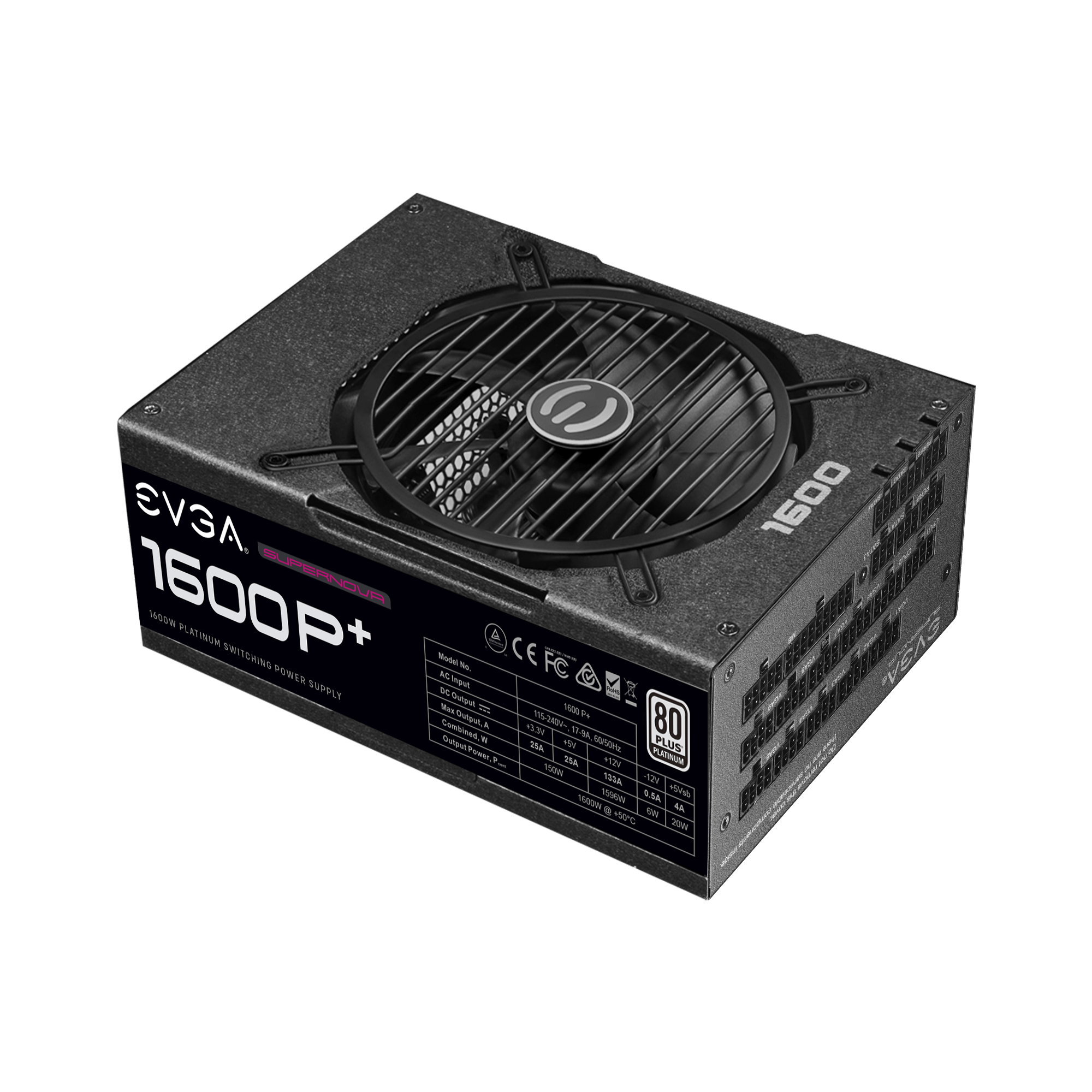 BNIB EVGA SuperNOVA 1600 P+, 80+ PLATINUM 1600W 220-PP-1600-X1