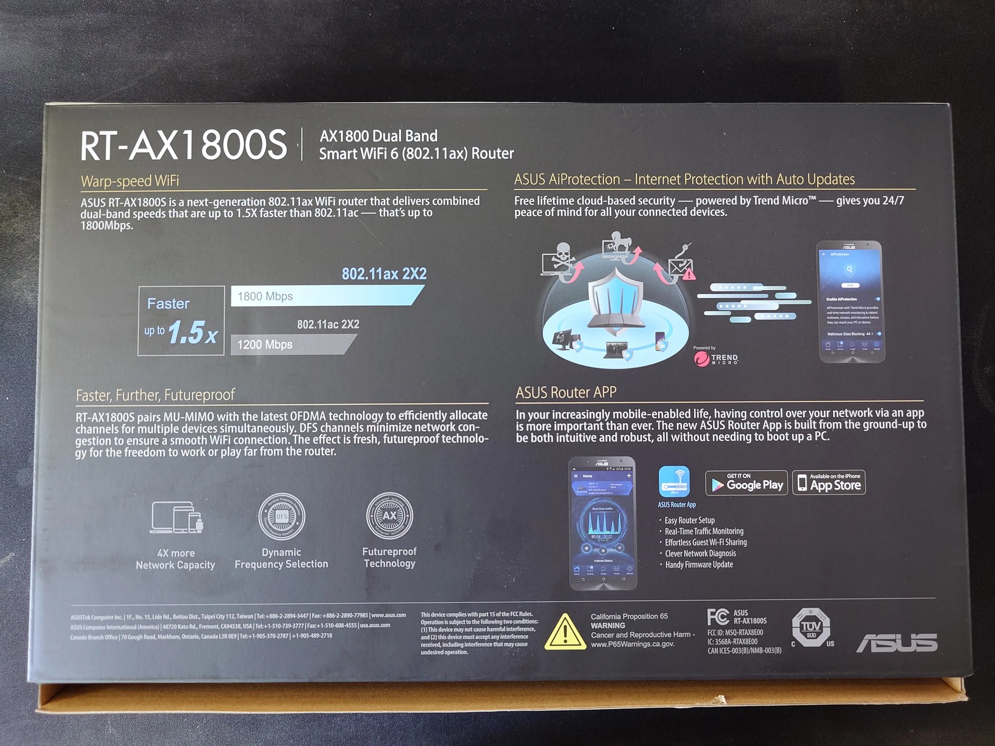 ASUS RT-AX1800S Router