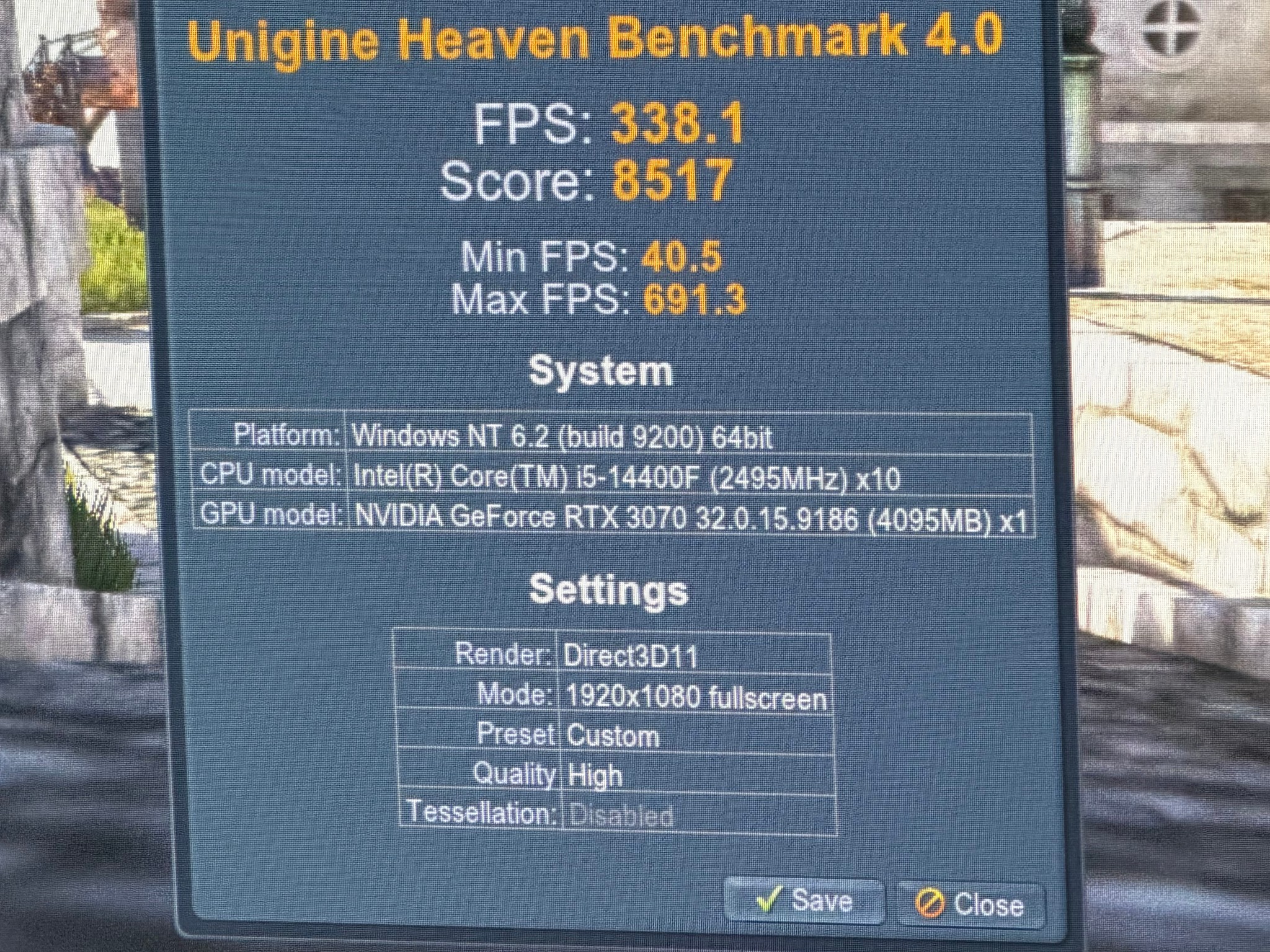 Awesome i5 14400F, 32GB DDR4 Memory, Nvidia RTX 3070 8GB, 1 TB M.2 Storage Gaming System