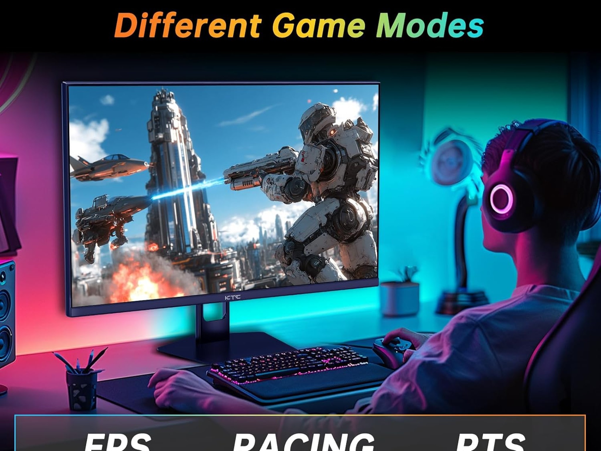 KTC H27E22P 27" 280Hz Gaming Monitor 1ms FHD VA FreeSync G-Sync HDR - NEW SEALED