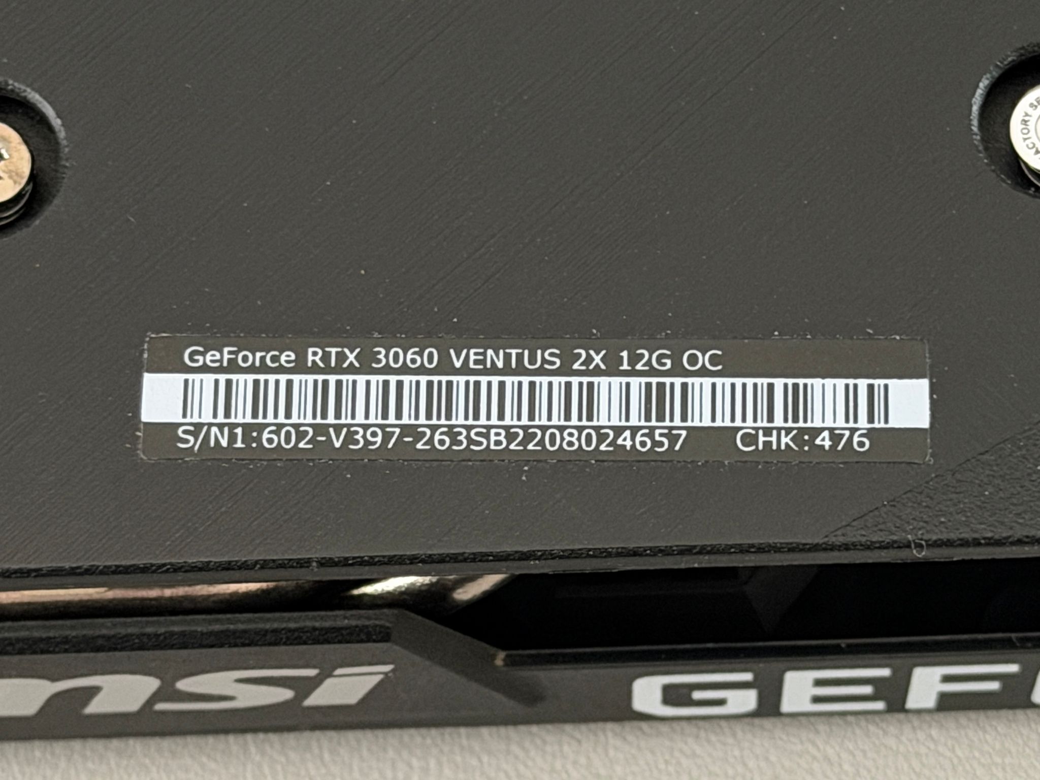 NVIDIA RTX 3060 12GB