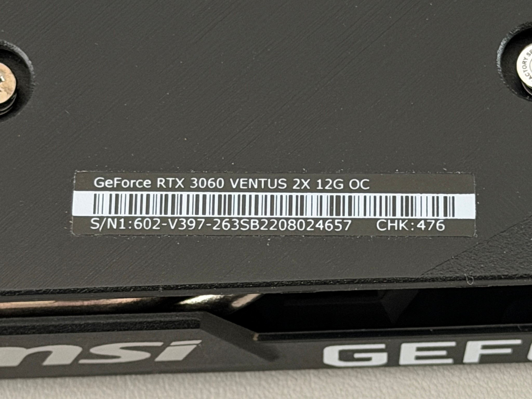 NVIDIA RTX 3060 12GB