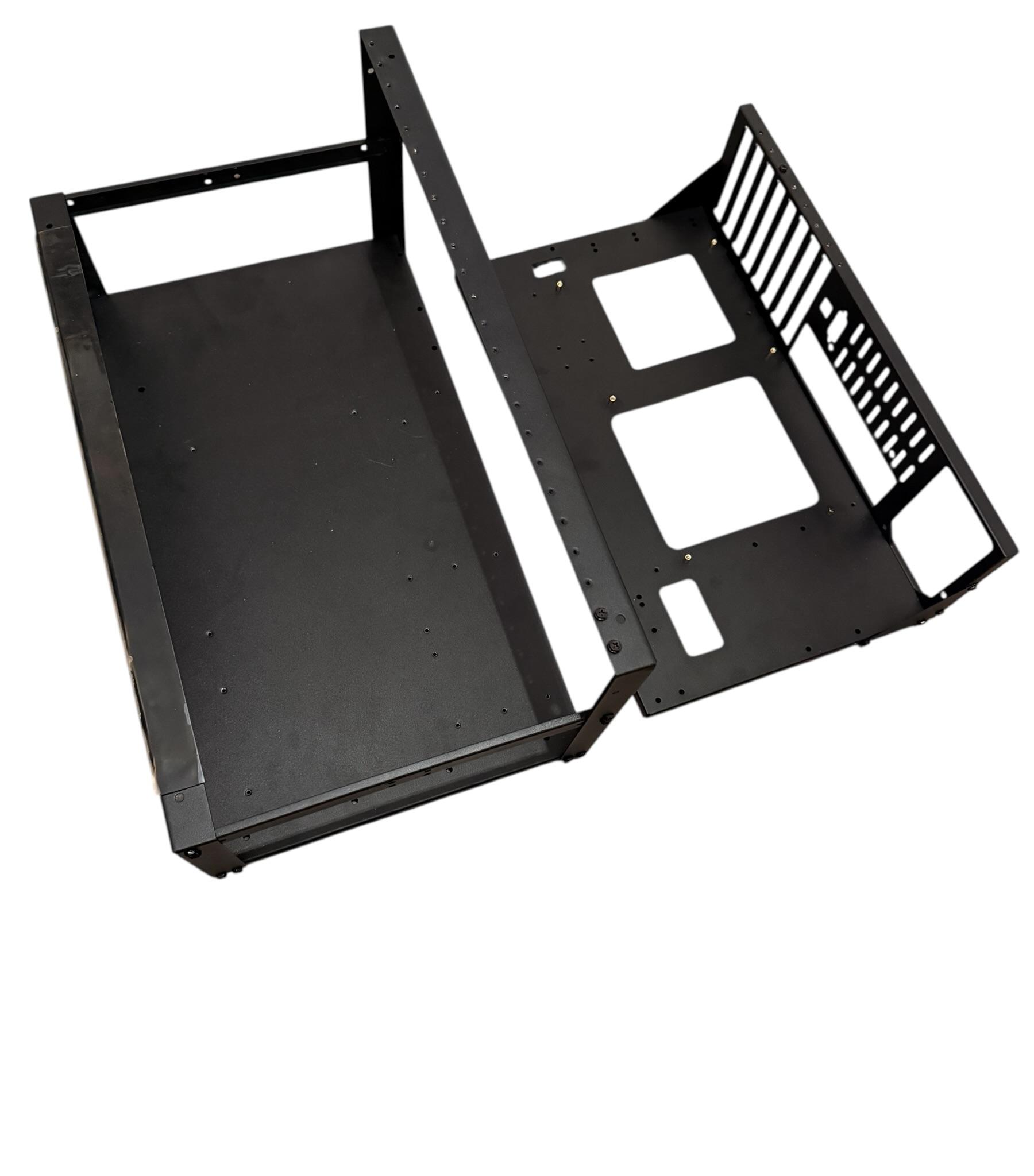 Set of Two Open Frame Mining Rack