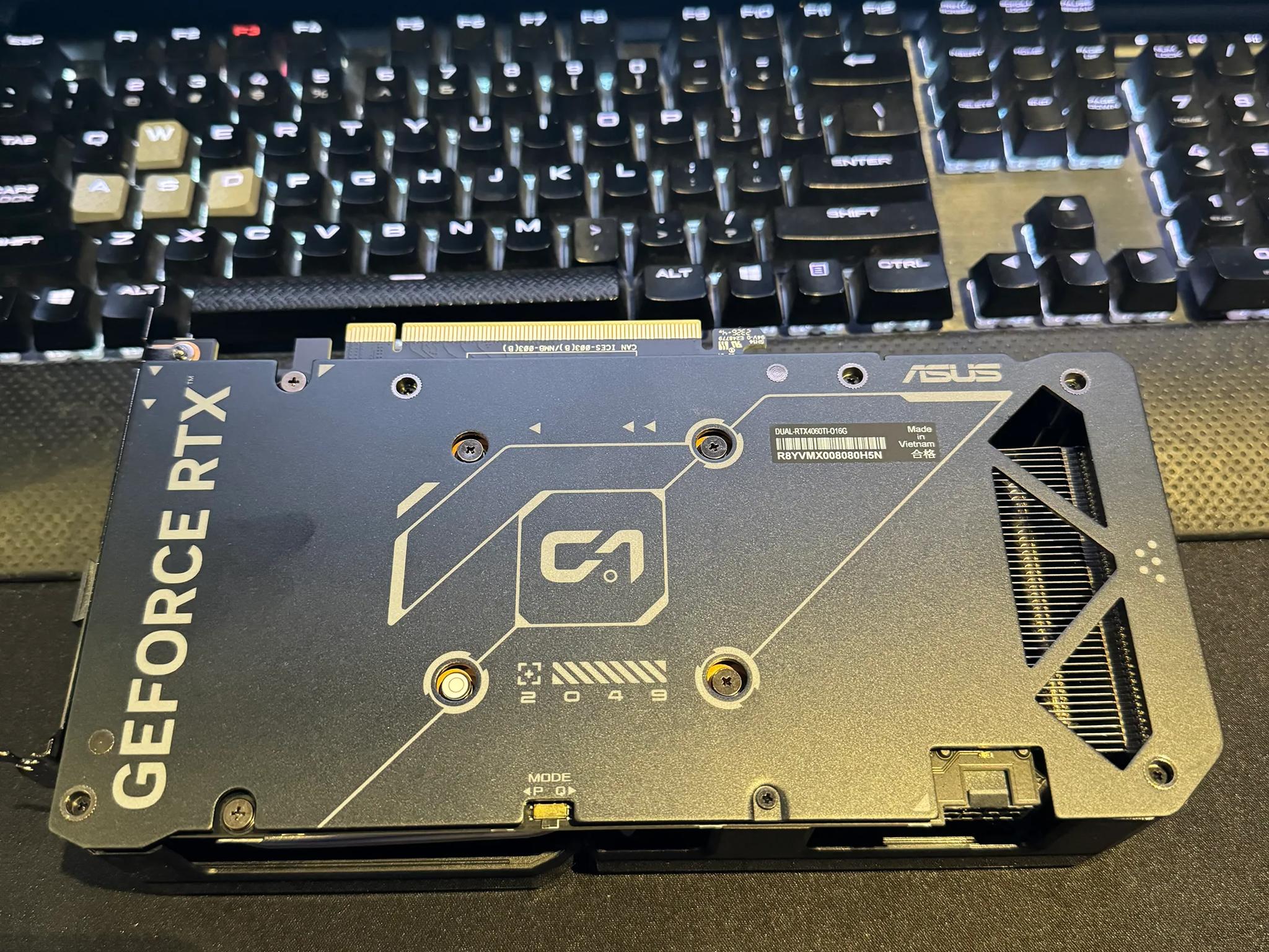 ASUS Dual GeForce RTX 4060 Ti 16GB OC Edition