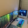 AMD AM4 new build Whiteout RTX 4070 Ti Gaming PC Build (12-Core Ryzen) + 2K and 1080p Monitors