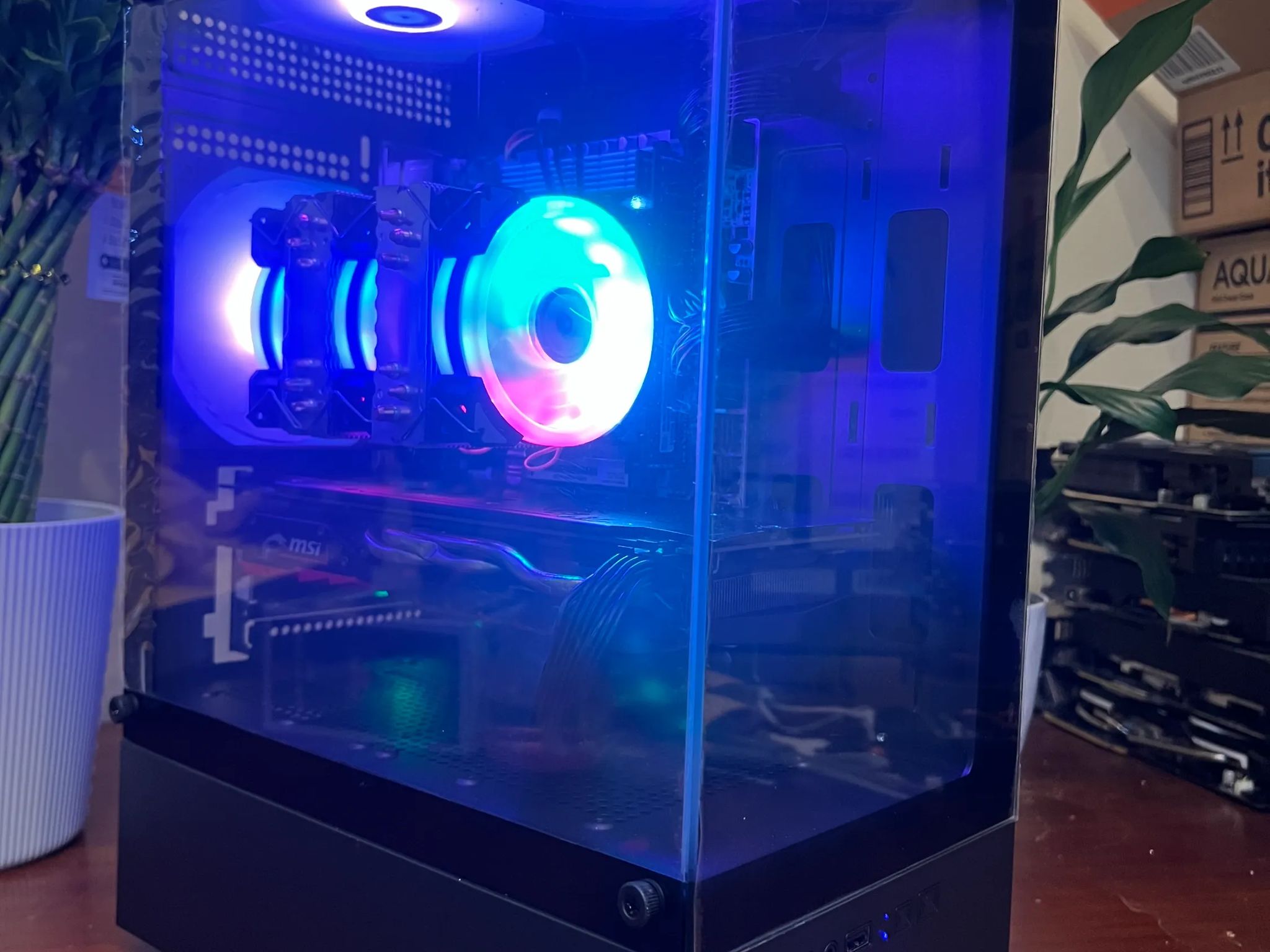 Intel 10 Core Gaming PC RX 580 1tb NVME SSD 32GB RAM WIFi WINDOWS 10 Pro