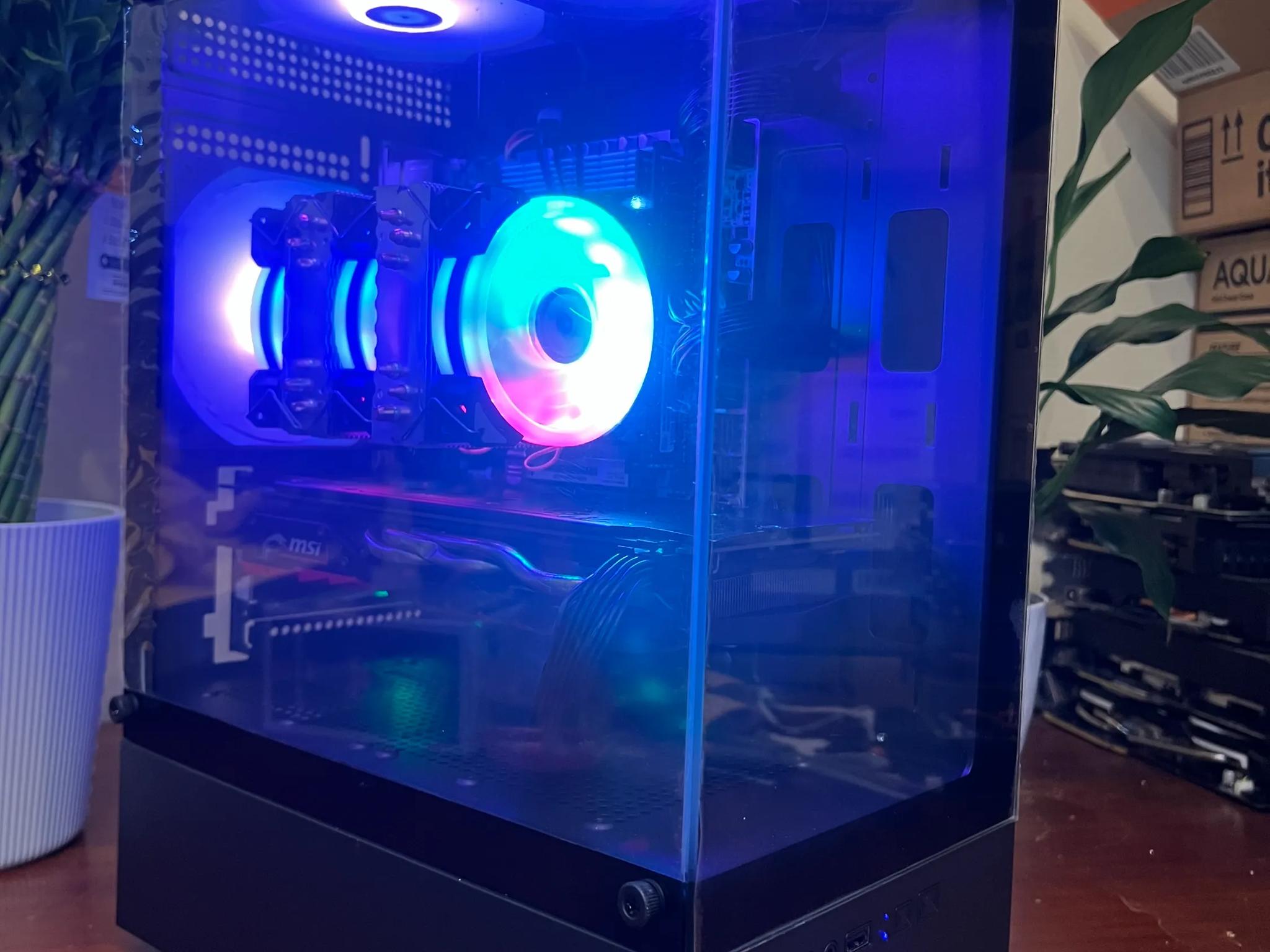 Intel 10 Core Gaming PC RX 580 1tb NVME SSD 32GB RAM WIFi WINDOWS 10 Pro