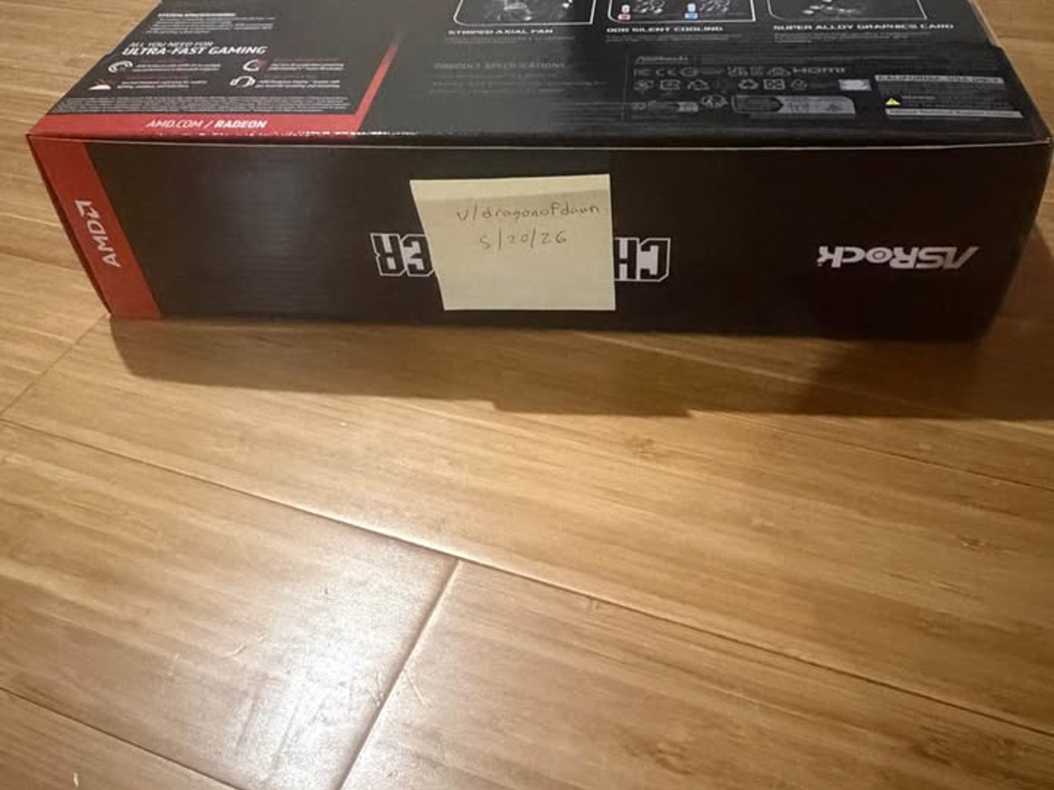 ASRock AMD Radeon RX 9070 XT Challenger Triple Fan 16GB GDDR6 PCIe 5.0 Graphics Card