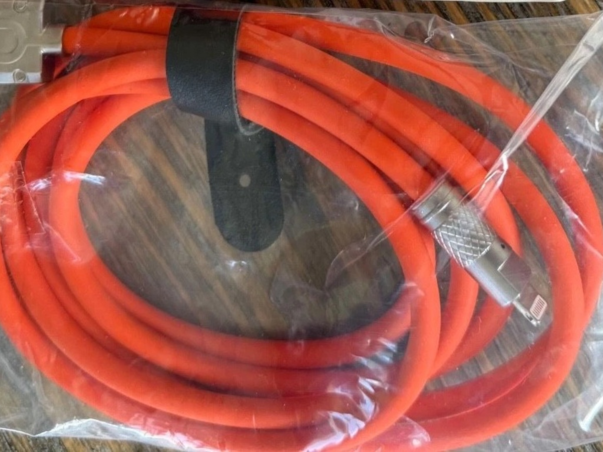 USB-A charging cable Heavy duty orange color for iPhone