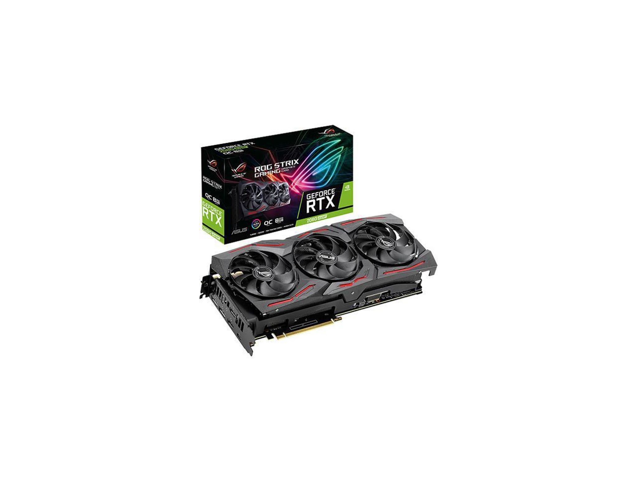 ASUS ROG Strix GeForce RTX 2080 Super Triple-Fan 8GB GDDR6 PCIe 3.0 Graphics Card