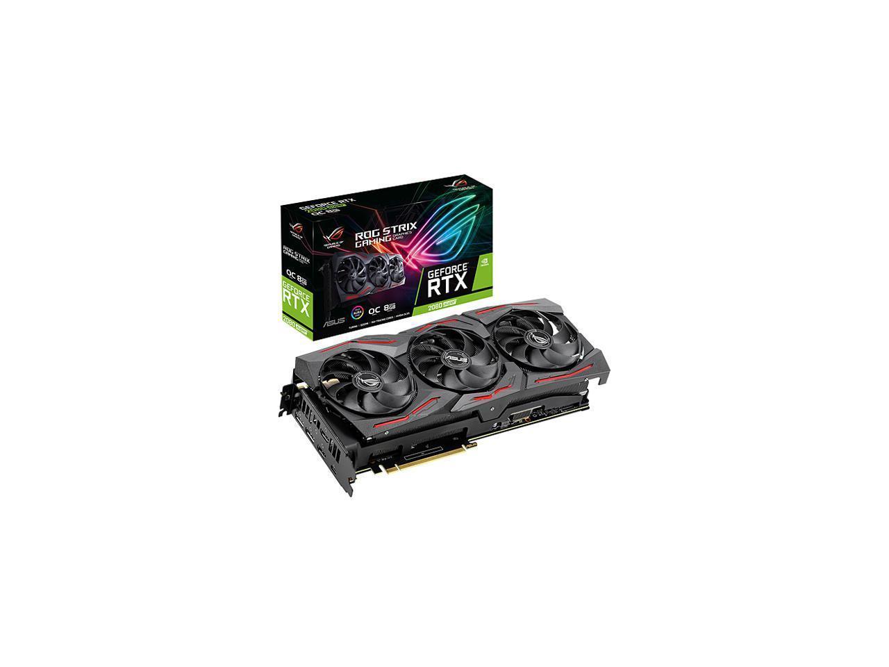 ASUS ROG Strix GeForce RTX 2080 Super Triple-Fan 8GB GDDR6 PCIe 3.0 Graphics Card