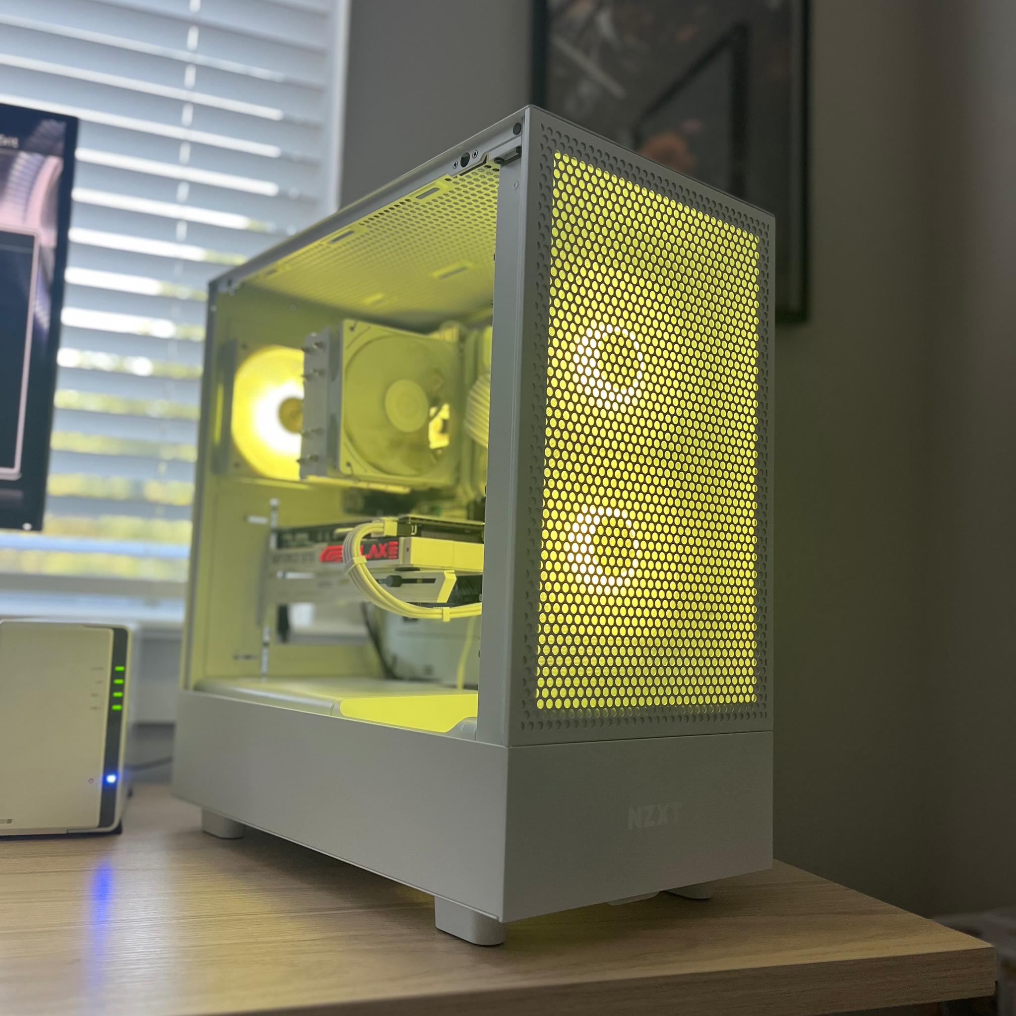 CUSTOM WHITE GAMING Wi-Fi PC | RYZEN 5 5500 | GTX 1660 SUPER | RAM DDR4 16GB | 1T SSD | WIN 11 PRO
