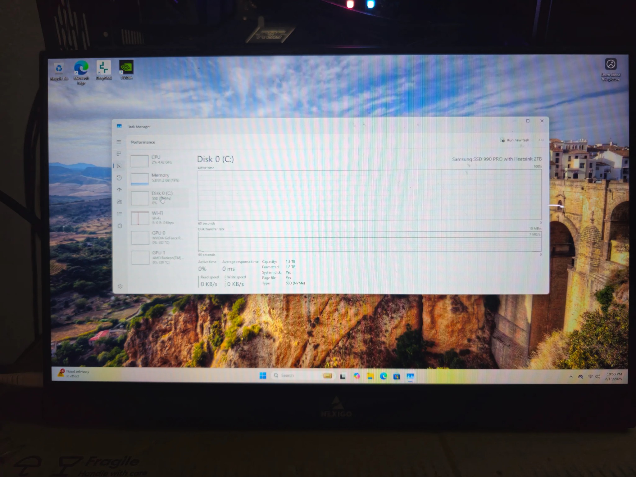 Ryzen 7 7700x | Asus ROG 4070 | 32gb DDR5 | 2TB SSD | 750w PSU