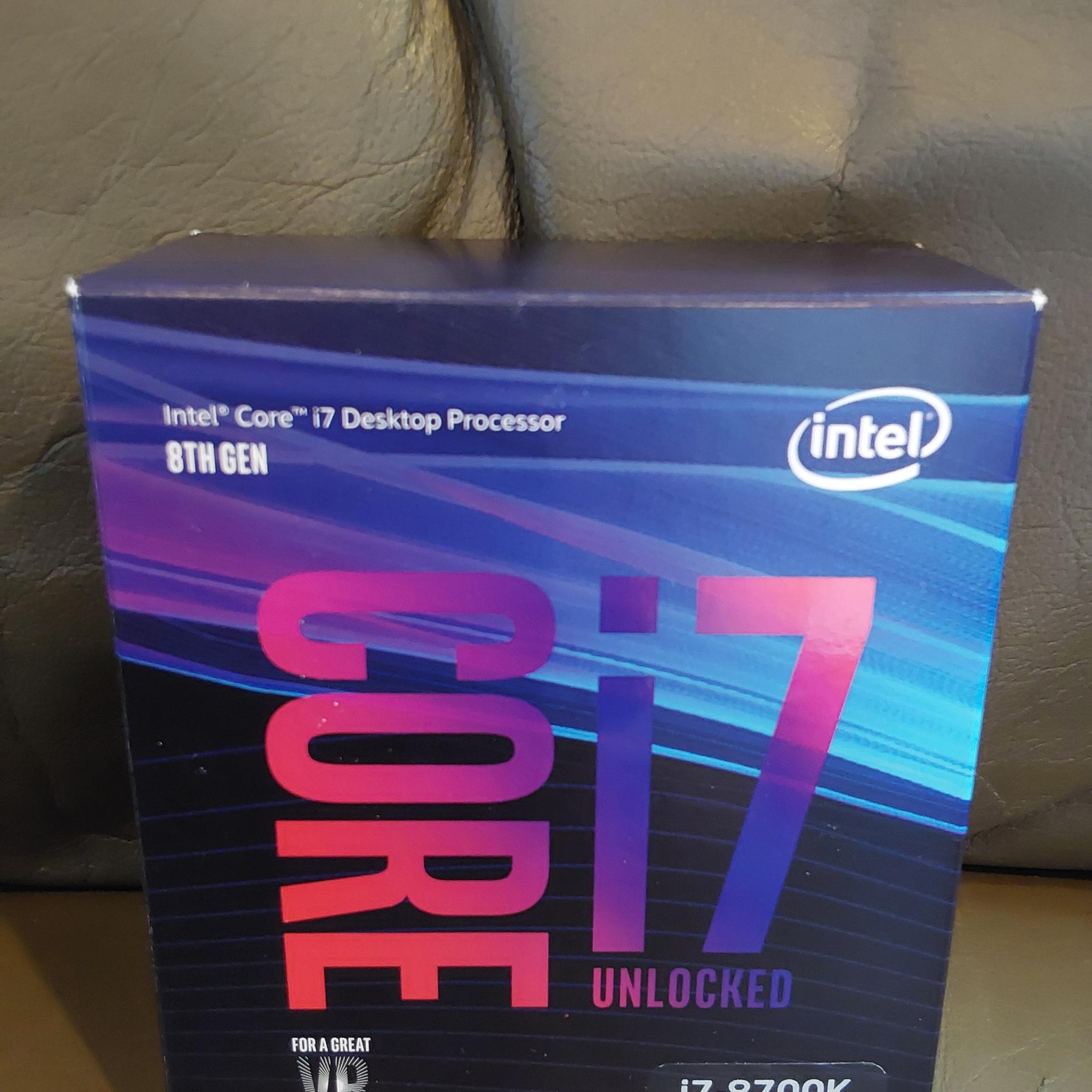 Intel Core i7-8700K Desktop Processor in Original Retail Box
