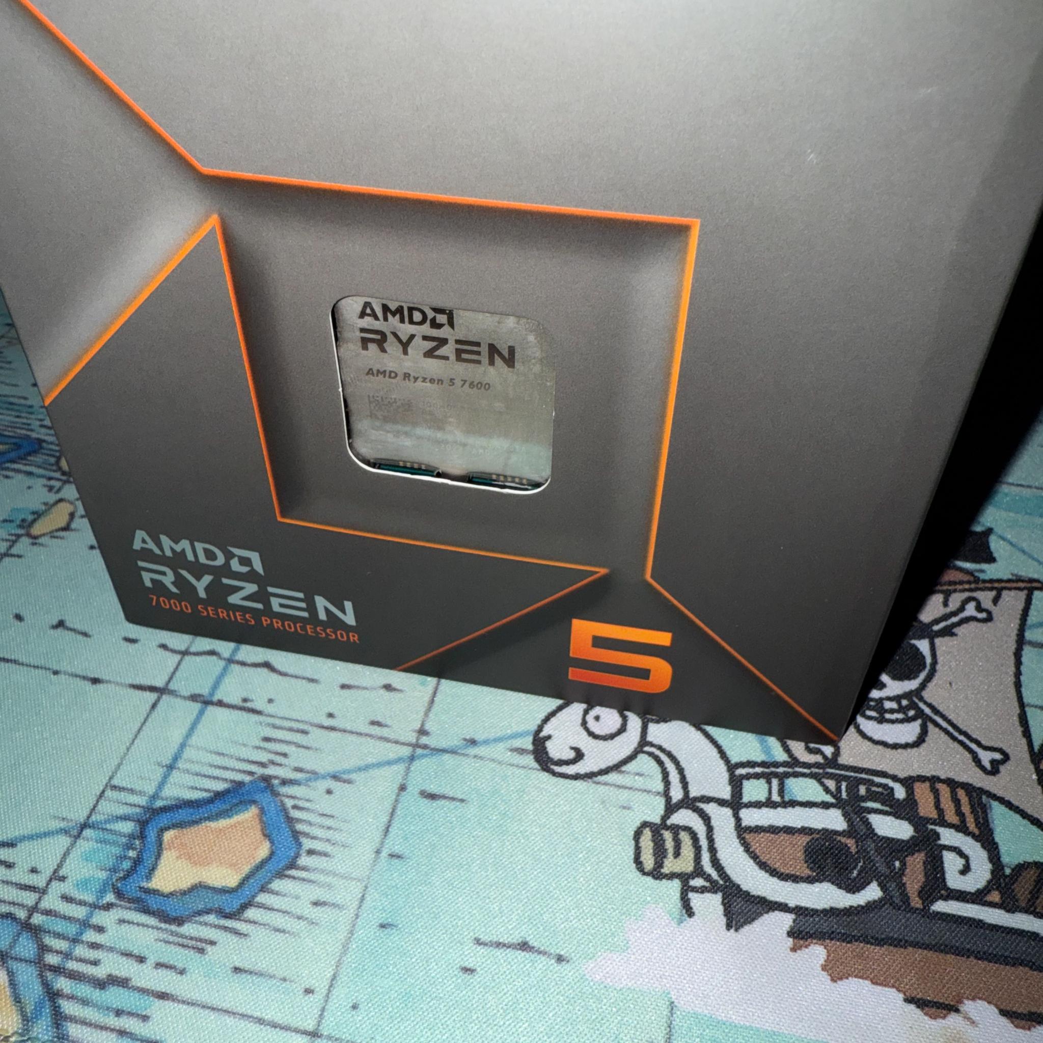 AMD ryzen 5 7600 6 core 12 thread cpu