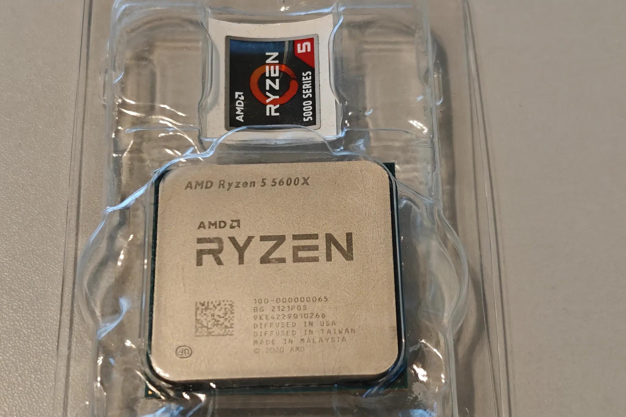 AMD Ryzen 5 5600X - Ryzen 5 5000 Series Vermeer (Zen 3) 6-Core 3.7 GHz Socket AM4 65W