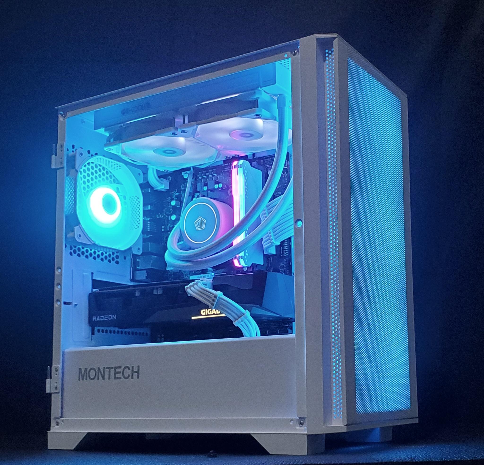 R5 3600X/ 6600XT Montech Gaming PC Computer