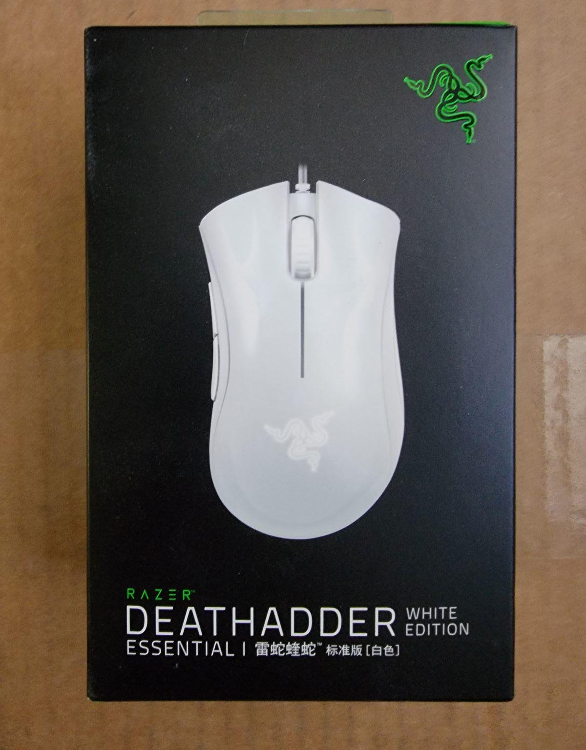 Razer Deathadder Essential White Edition Mouse - Brand New In Box