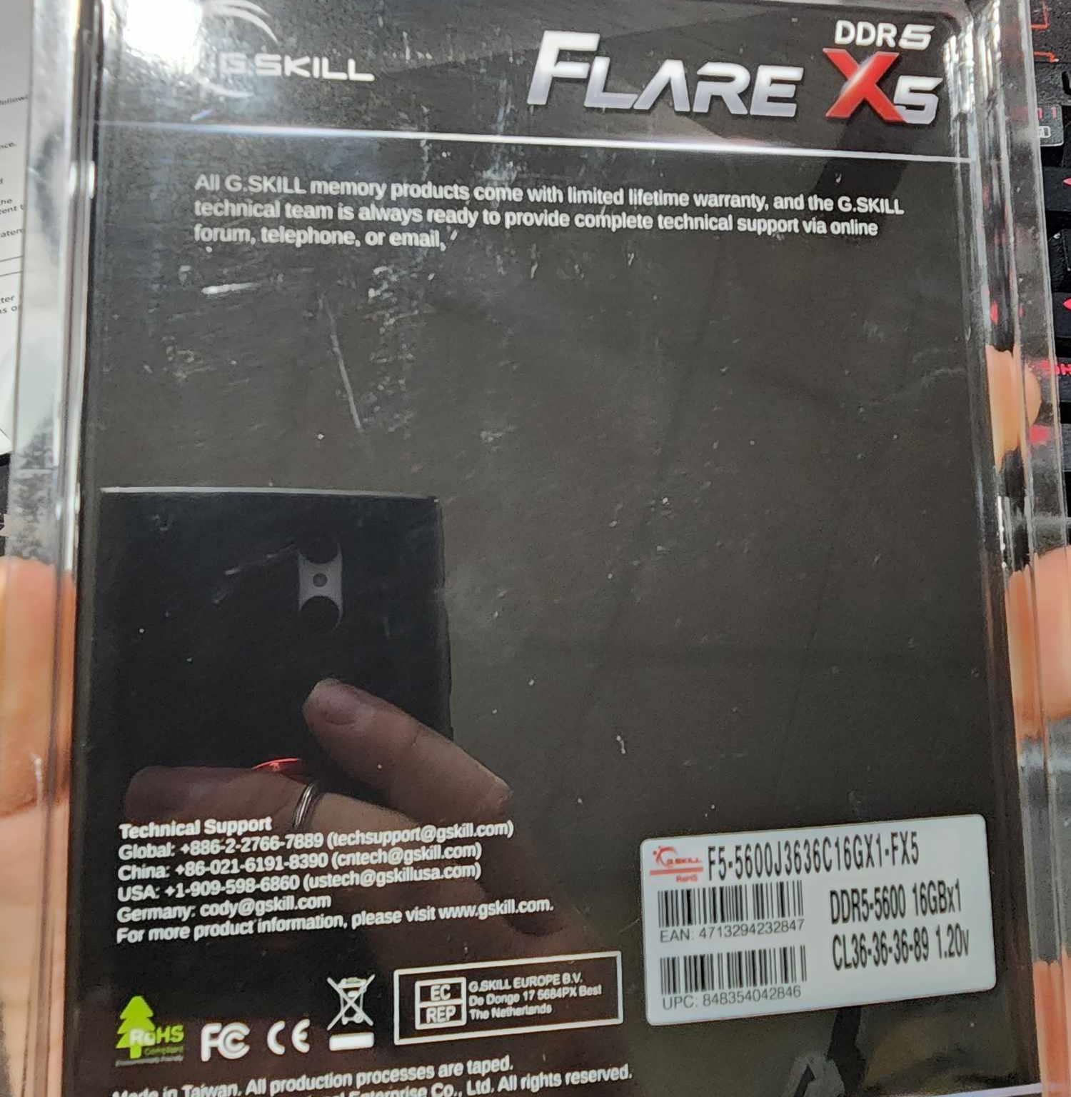 G.Skill Flare X5 16GB DDR5-5600 PC5-44800 CL36 Module