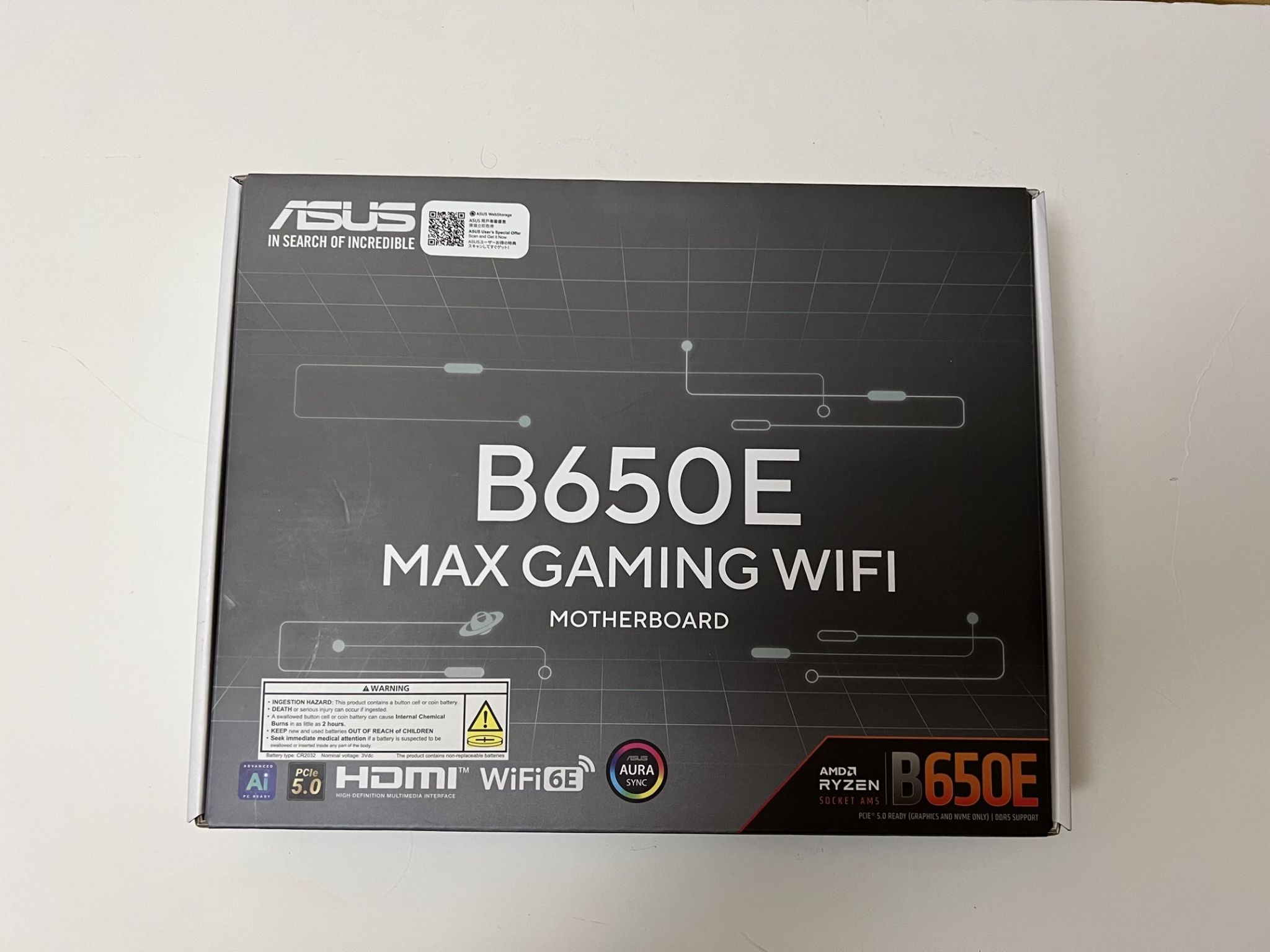 ASUS B650E MAX Gaming WiFi AMD B650 ATX Motherboard