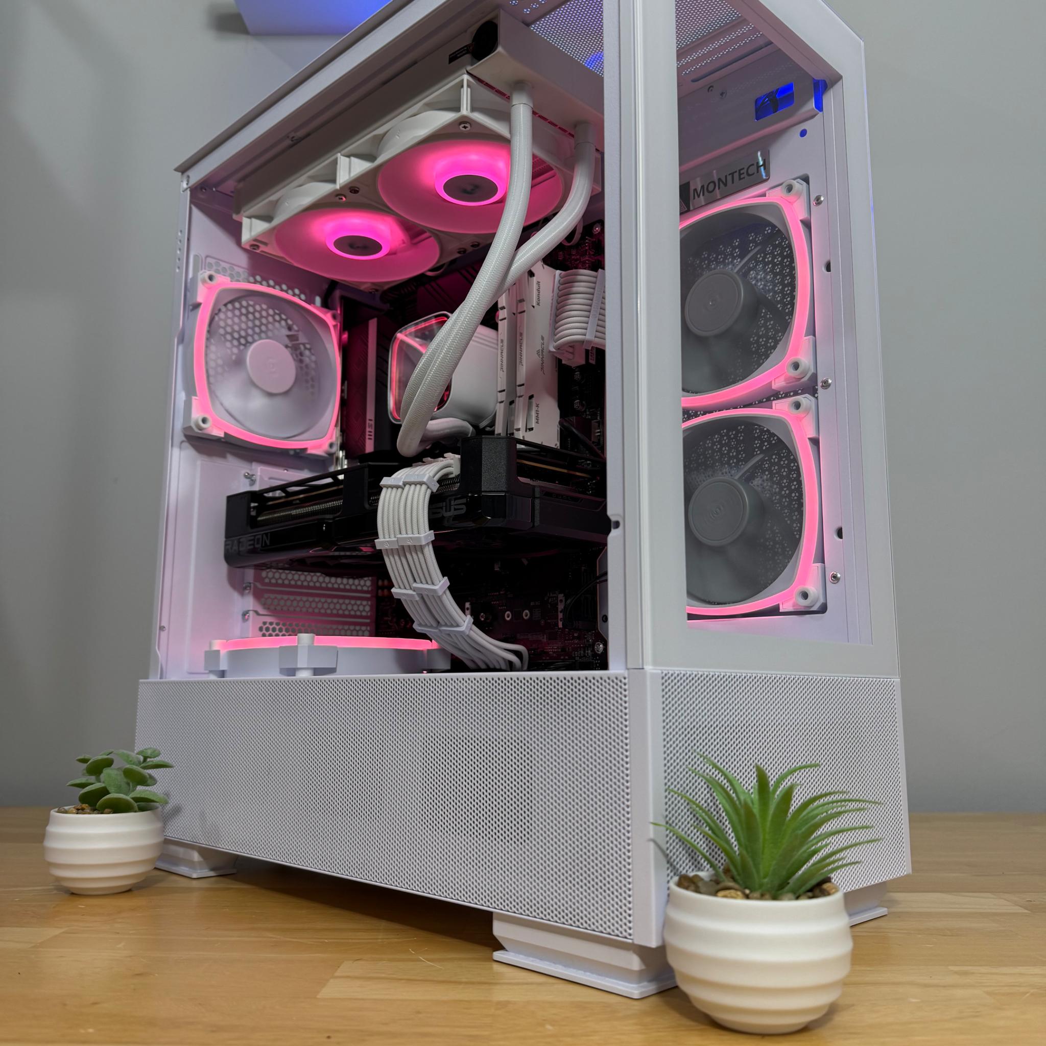 🧊ICE🧊-Liquid Cooled High-End Gaming PC-Rx 7800 xt-I5 12600KF-32GB Ram-1TB SSD