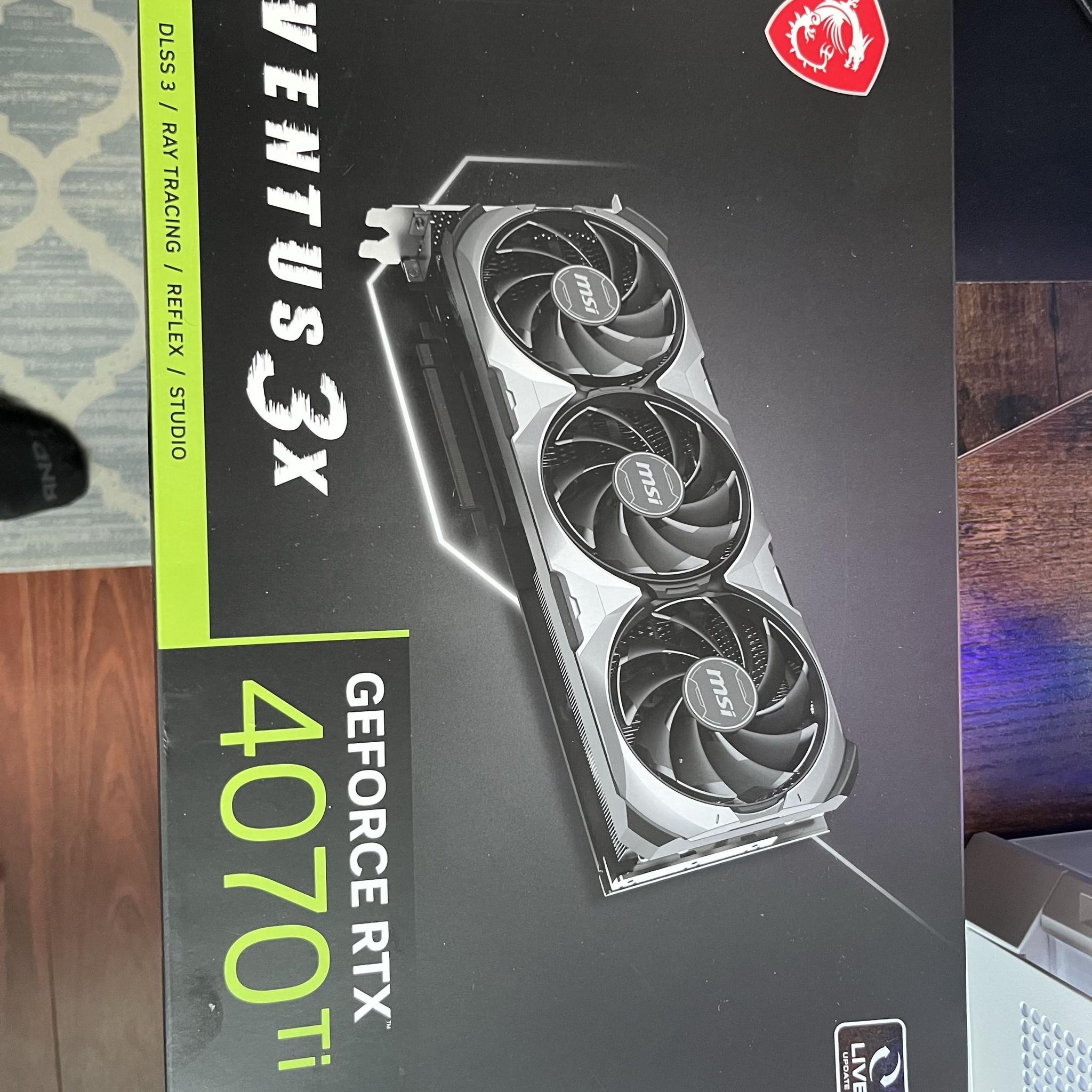 MSI Ventus GeForce RTX 4070 Ti 12GB